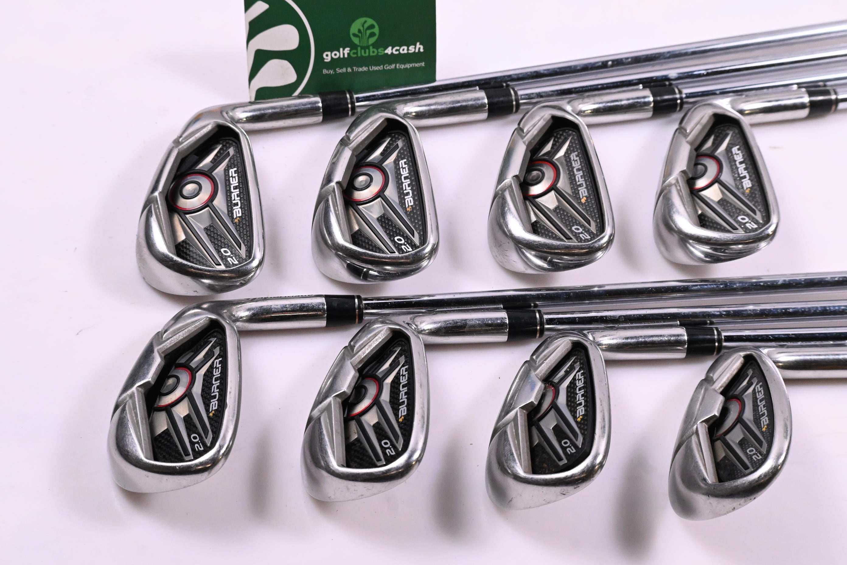 Taylormade Burner 2.0 Irons / 4-PW+SW / Regular Flex Taylormade 85 Shafts