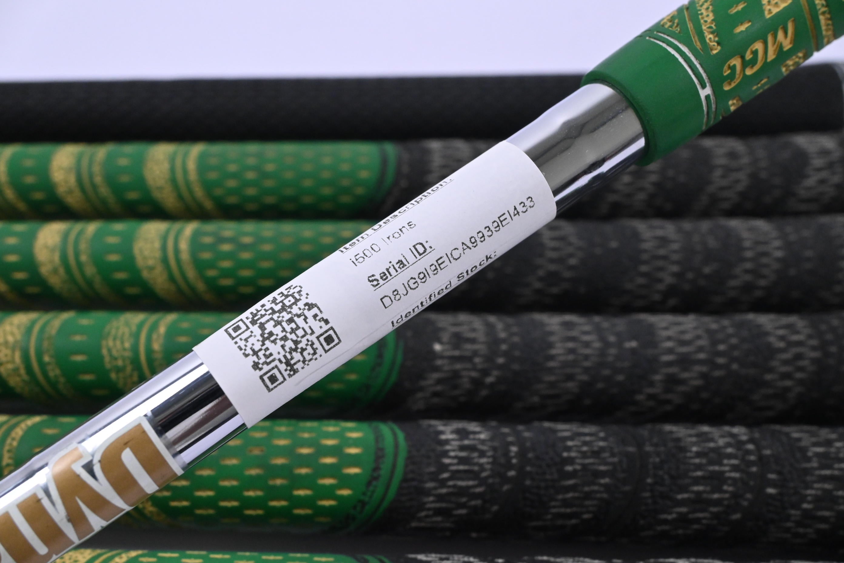 Ping i500 Irons / 4-PW / Blue Dot / Stiff Flex Dynamic Gold 120 S300 Shafts