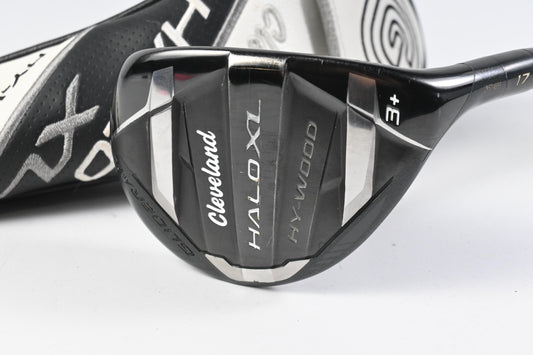 Cleveland Halo XL Hy-Wood #3+ Hybrid / 17 Degree / Senior Flex Aldila Ascent 40