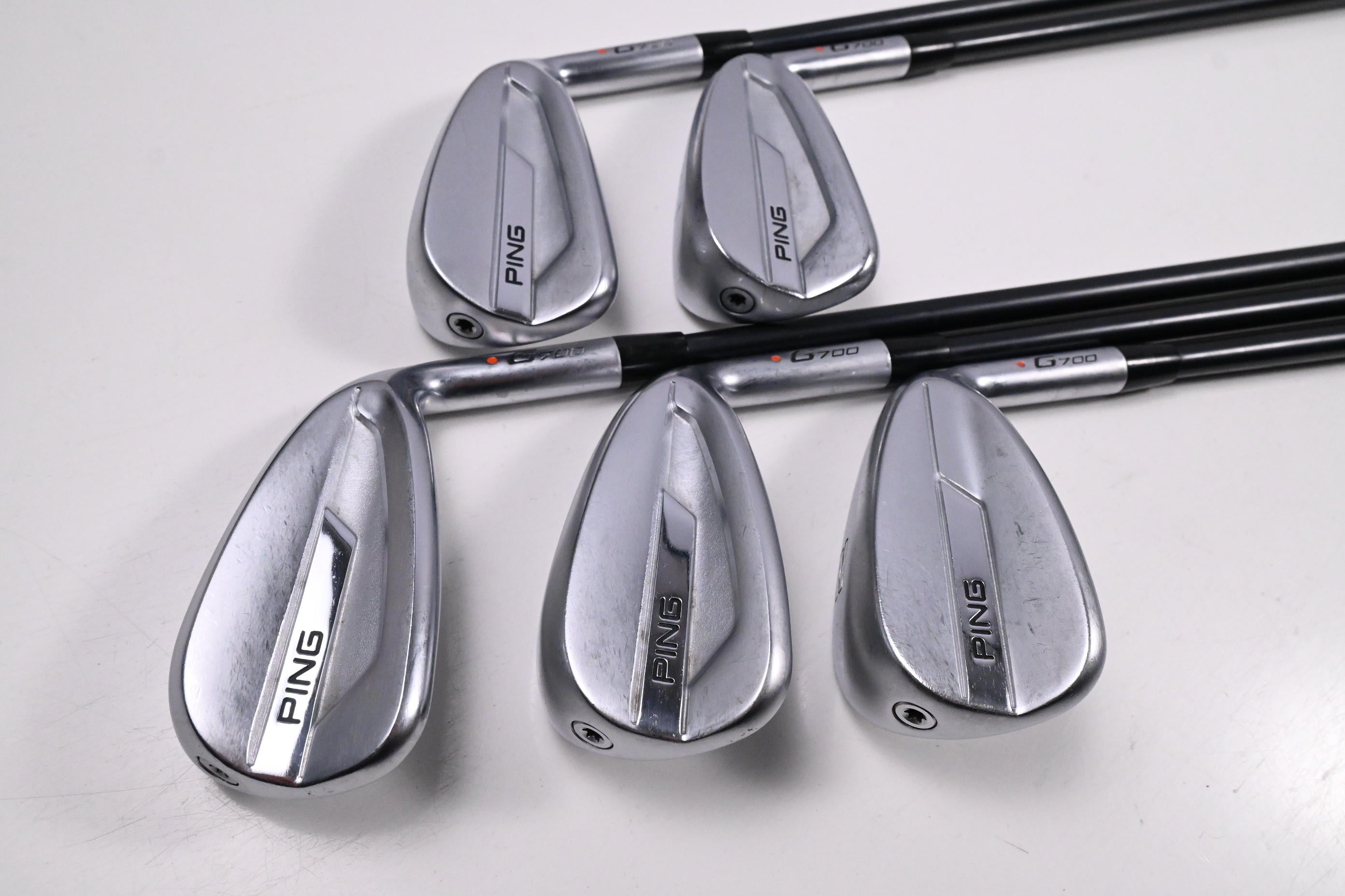Ping G700 Irons / 6-PW / Orange Dot / Regular Flex Ping Alta CB Red AWT Shafts
