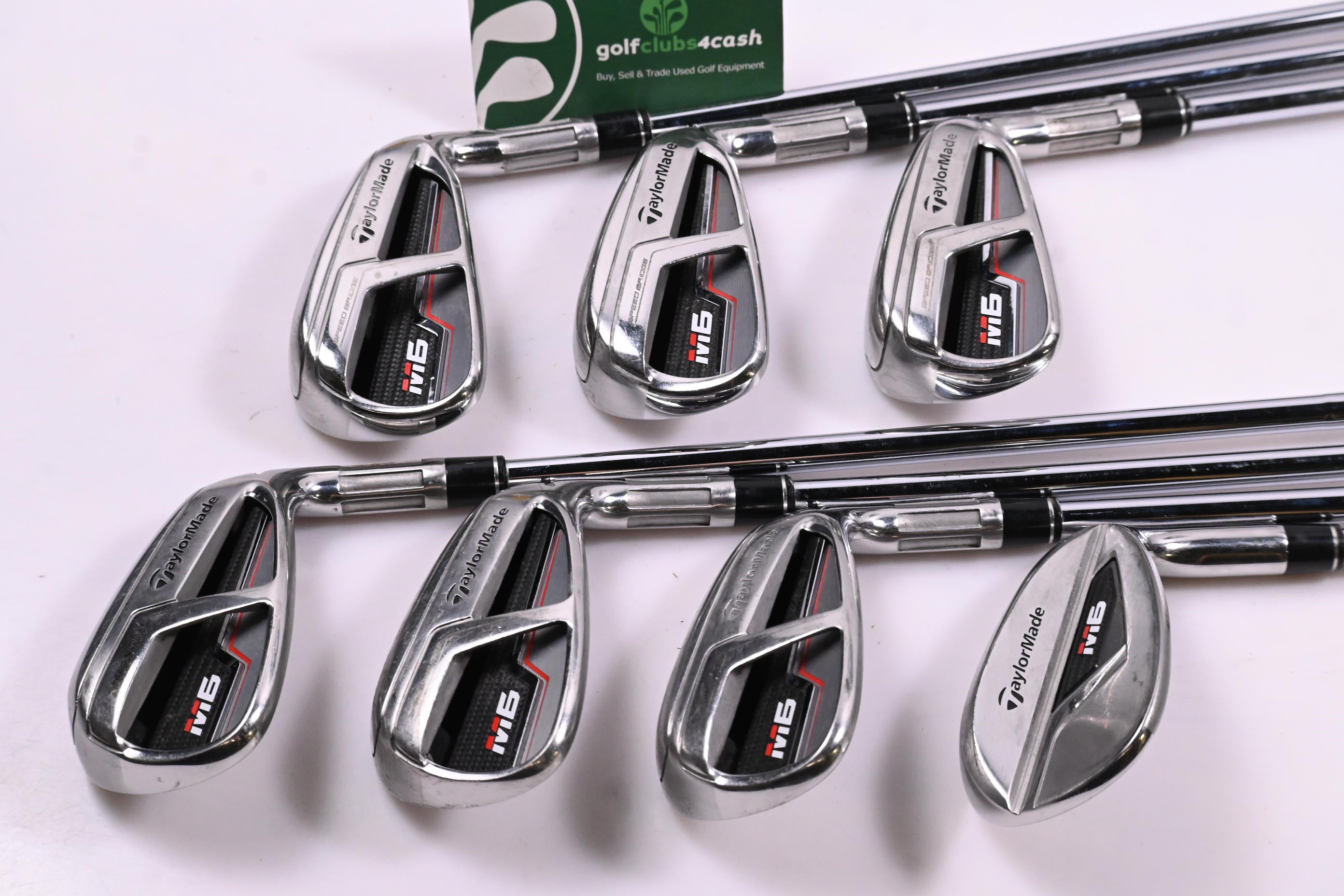 Taylormade M6 Irons / 5-PW+SW / Regular Flex KBS MAX 85 Shafts