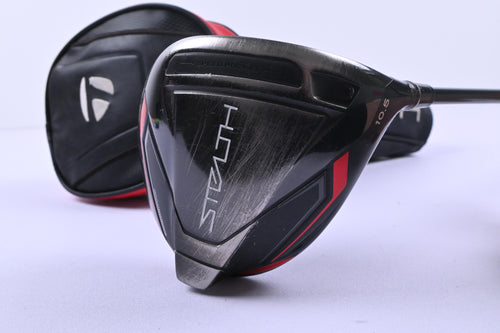 Taylormade Stealth Driver / 10.5 Degree / Stiff Flex HZRDUS Smoke Red RDX 60