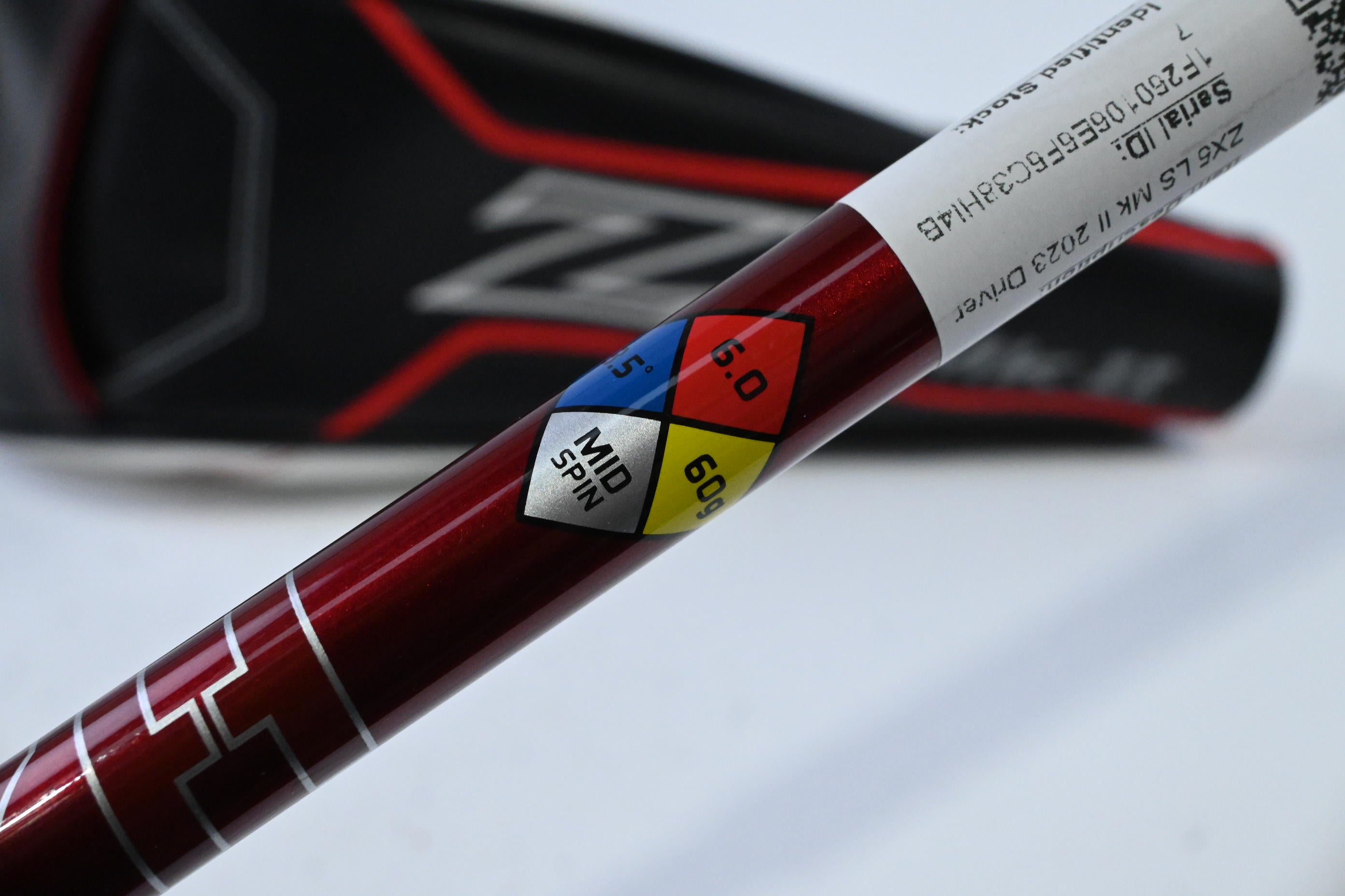 Srixon ZX5 LS Mk II Driver 2023 / 9.5 Degree / Stiff Flex HZRDUS Smoke Red RDX