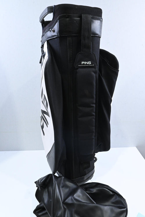 Ping DLX Cart Bag / 14-Way Divider / White, Black