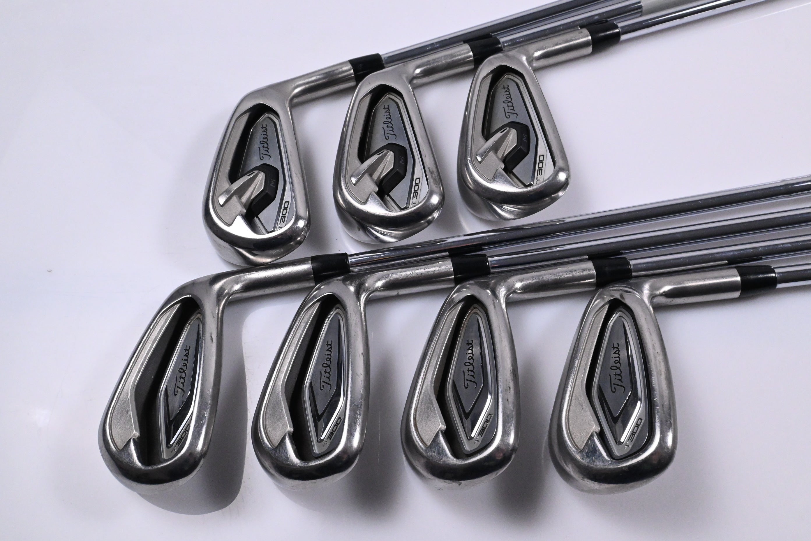 Titleist T300 2021 Irons / 5-PW+GW / Stiff Flex True Temper AMT Red S300 Shafts