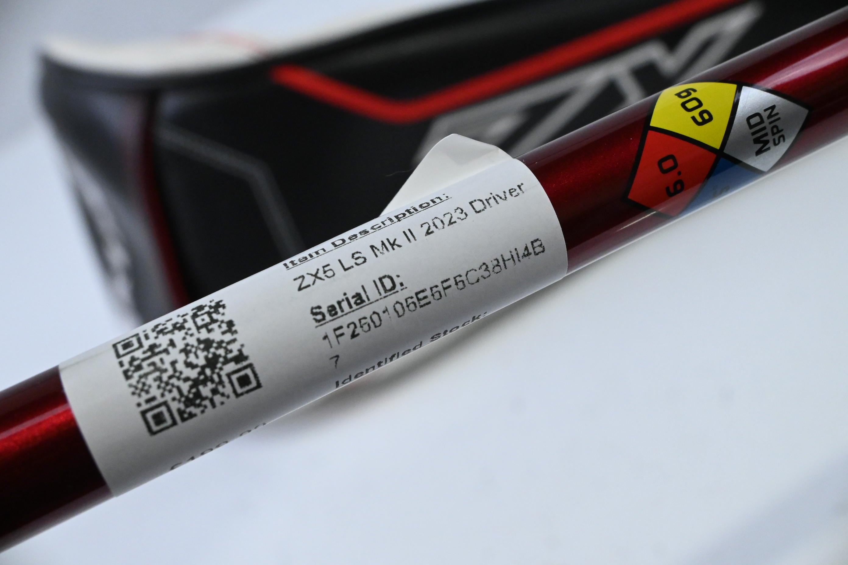 Srixon ZX5 LS Mk II Driver 2023 / 9.5 Degree / Stiff Flex HZRDUS Smoke Red RDX