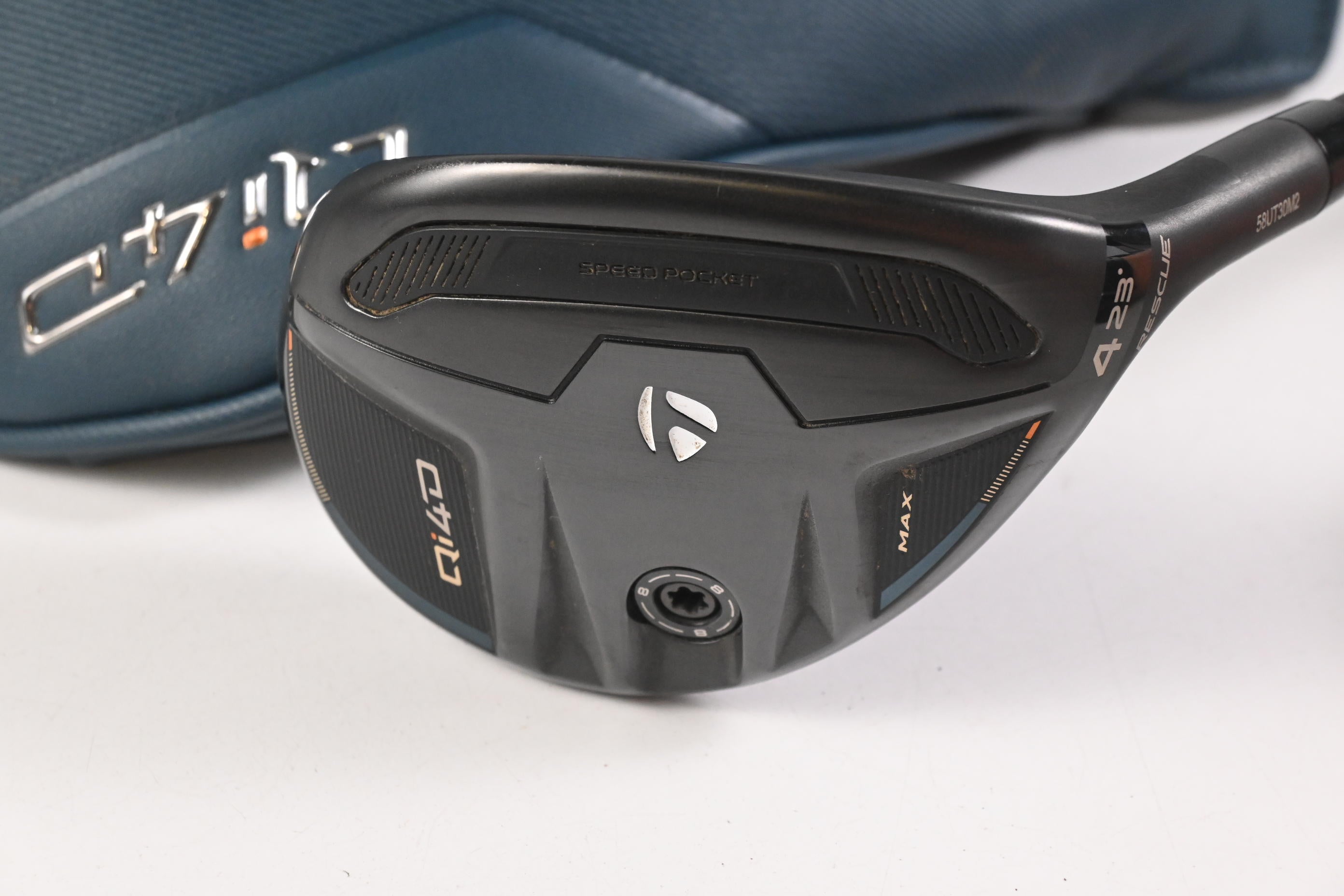 Taylormade Qi4D Max #4 Hybrid / 23 Degree / Regular Flex REAX KBS 50 Shaft