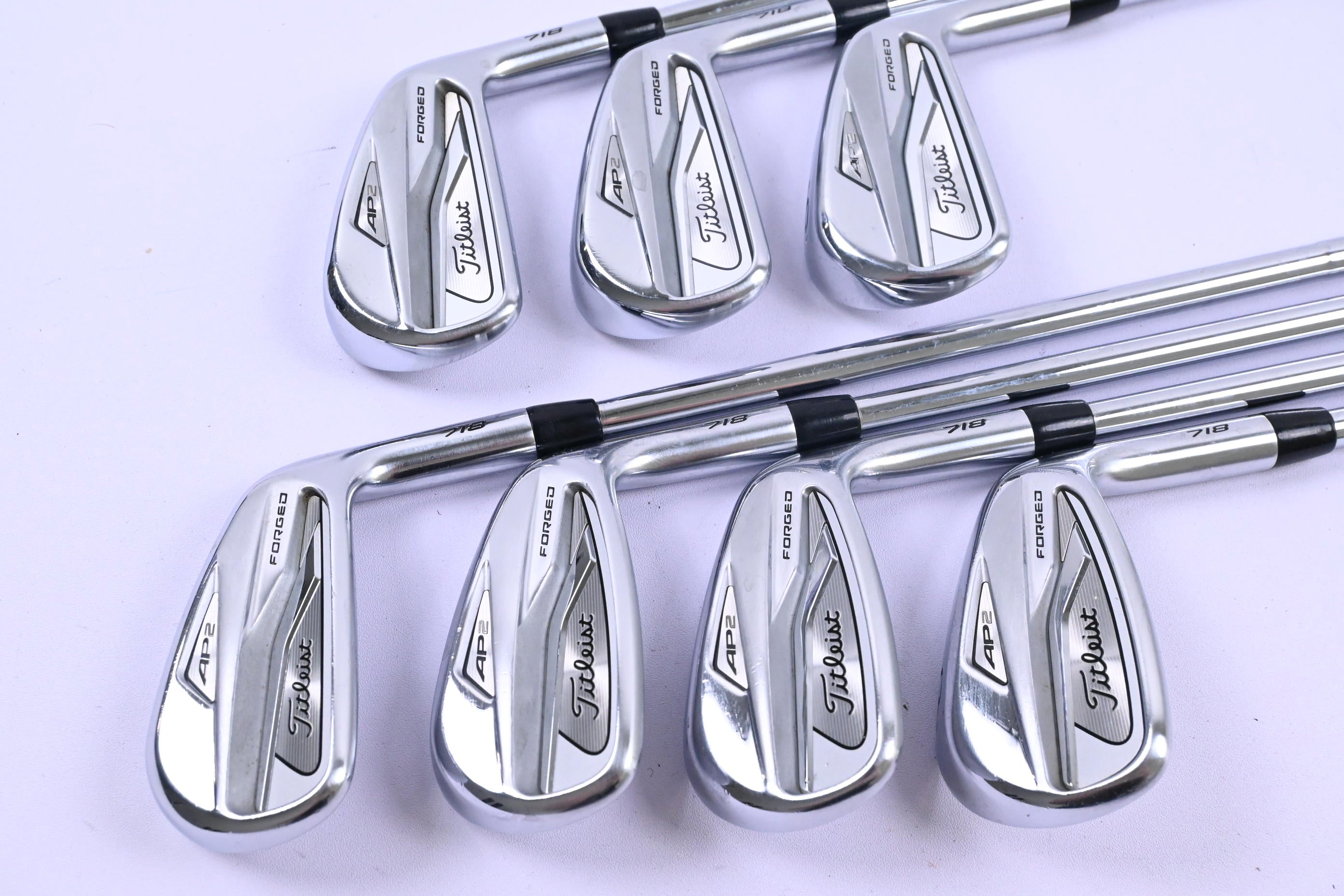 Titleist 718 AP2 Irons / 4-PW / Stiff Flex True Temper AMT White S300 Shafts
