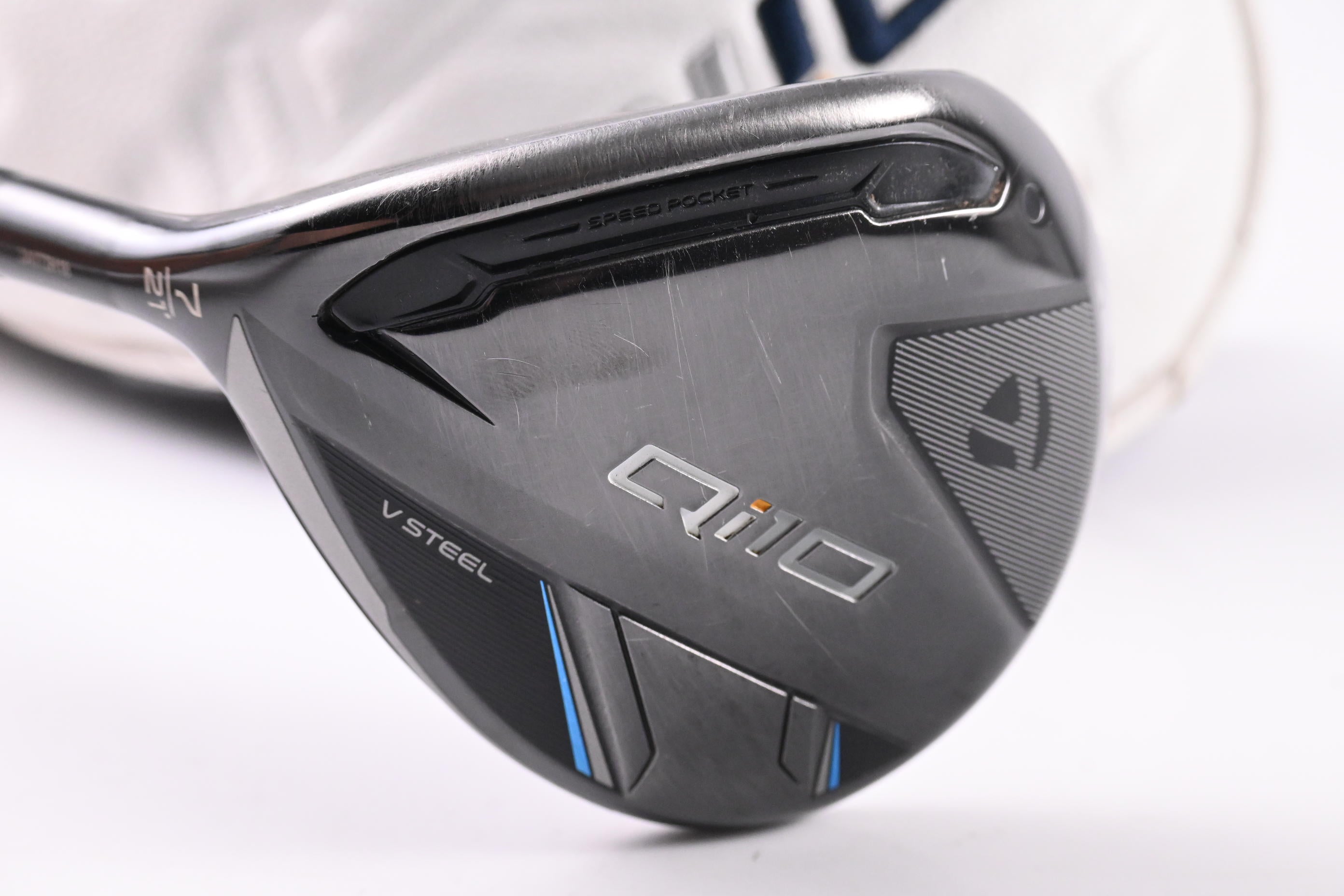 Left Hand Taylormade Qi10 #7 Wood / 21 Degree / Regular Flex Ventus TR Blue 6