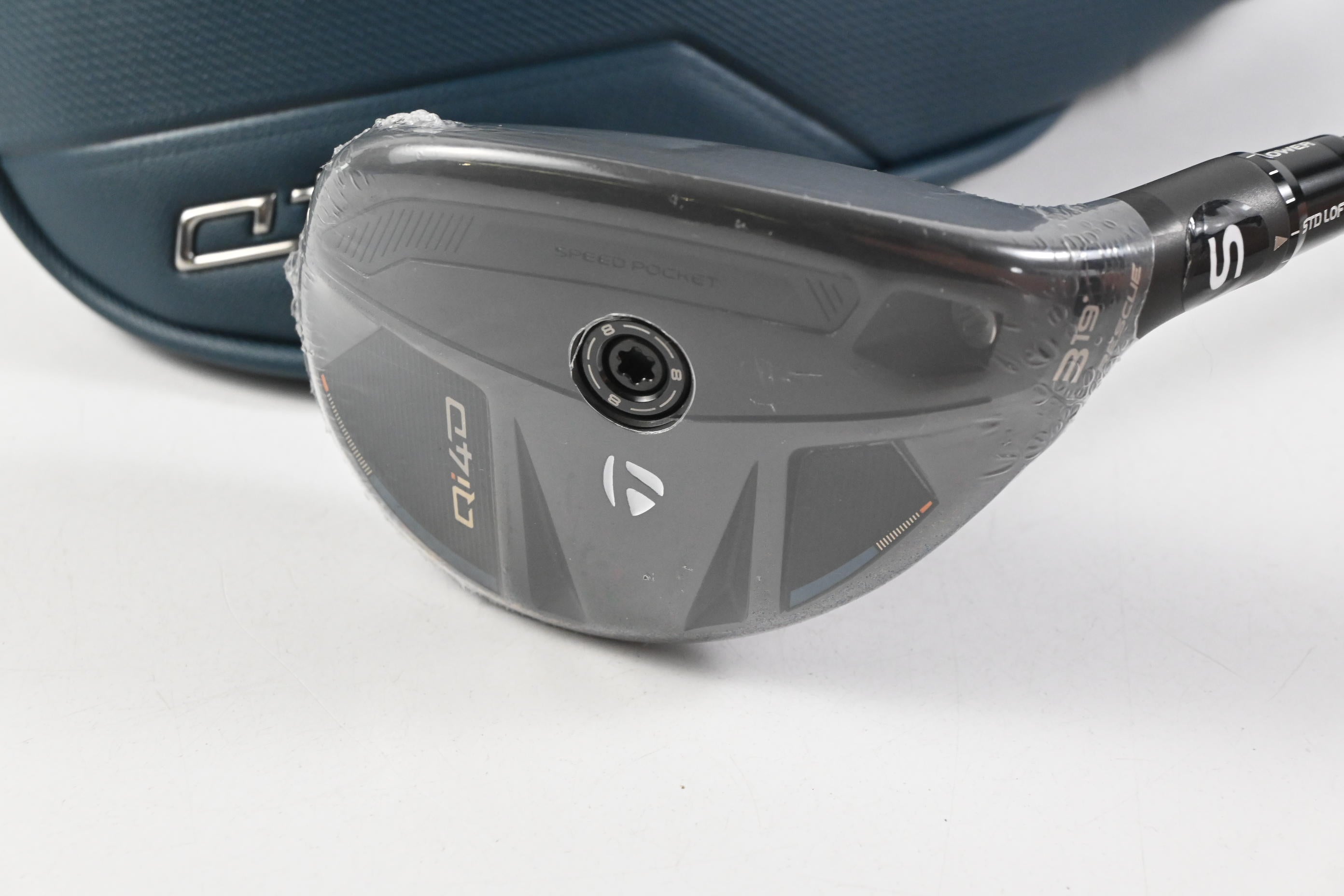 Taylormade Qi4D #3 Hybrid / 19 Degree / Stiff Flex REAX By KBS 75 Shaft