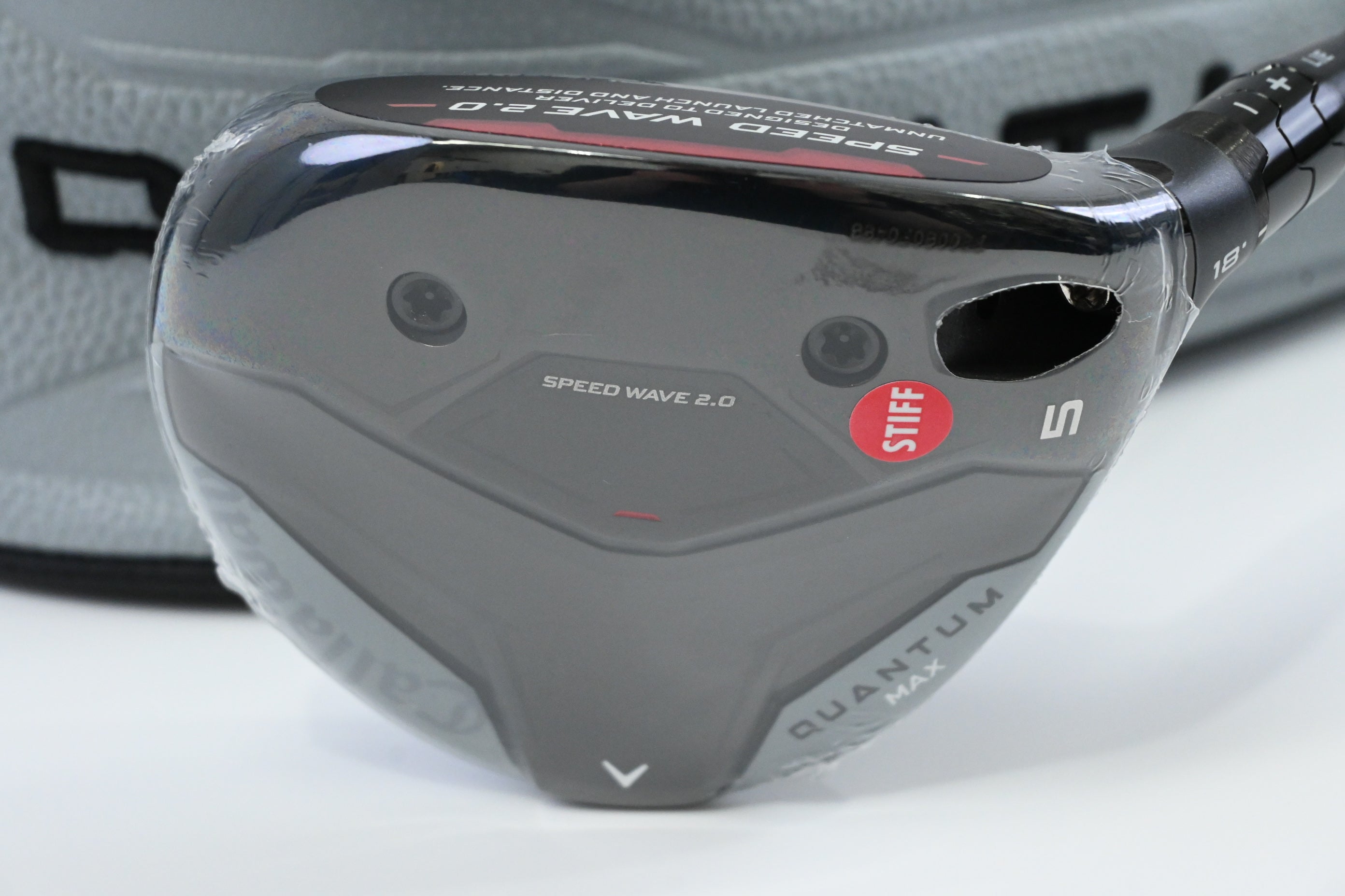 Callaway Quantum Max #5 Wood / 18 Degree / Stiff Flex Denali Frost Silver 60