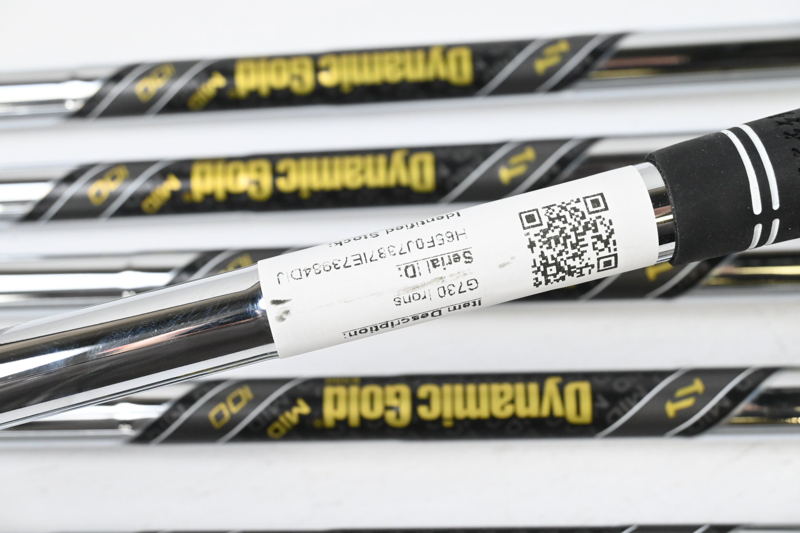 Ping G730 Irons / 5-PW+GW / Black Dot / Regular Flex Dynamic Gold R300 Shafts