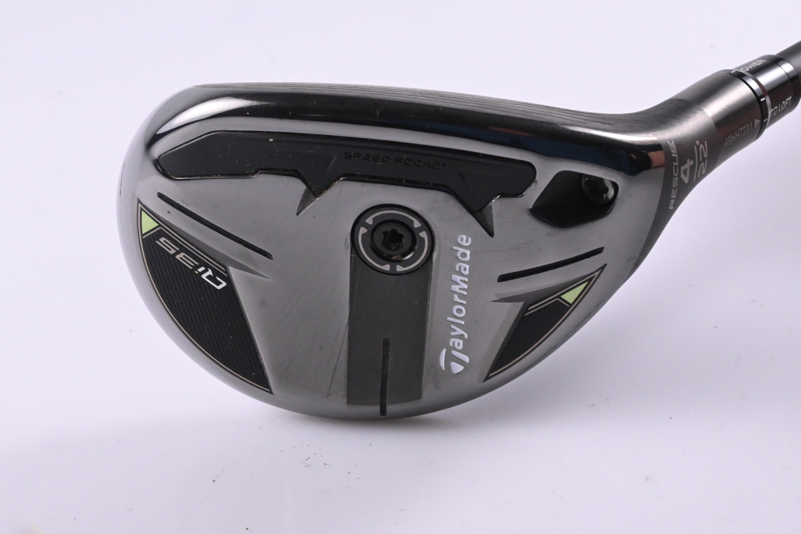 Taylormade Qi35 #4 Hybrid / 22 Degree / Regular Flex REAX White 65 Shaft