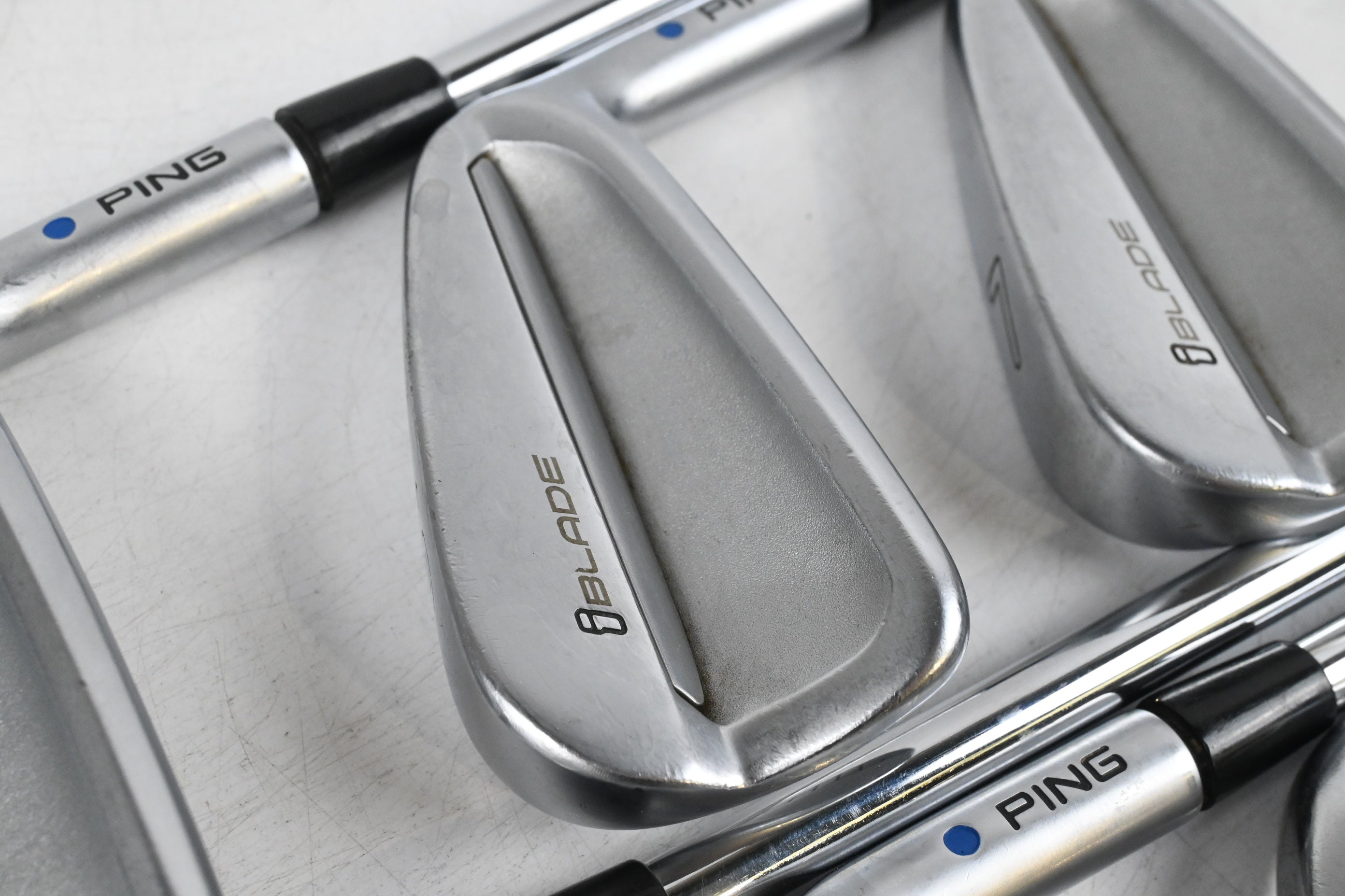 Ping iBlade Irons / 5-PW / Blue Dot / Stiff Flex N.S.Pro Modus3 Tour 105 Shafts