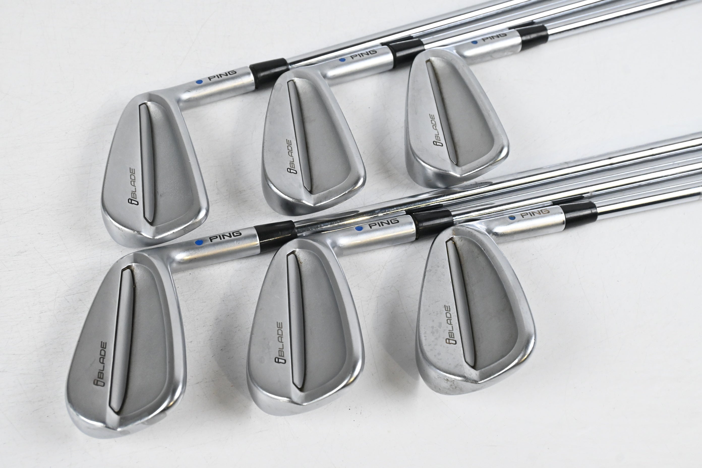 Ping iBlade Irons / 5-PW / Blue Dot / Stiff Flex N.S.Pro Modus3 Tour 105 Shafts