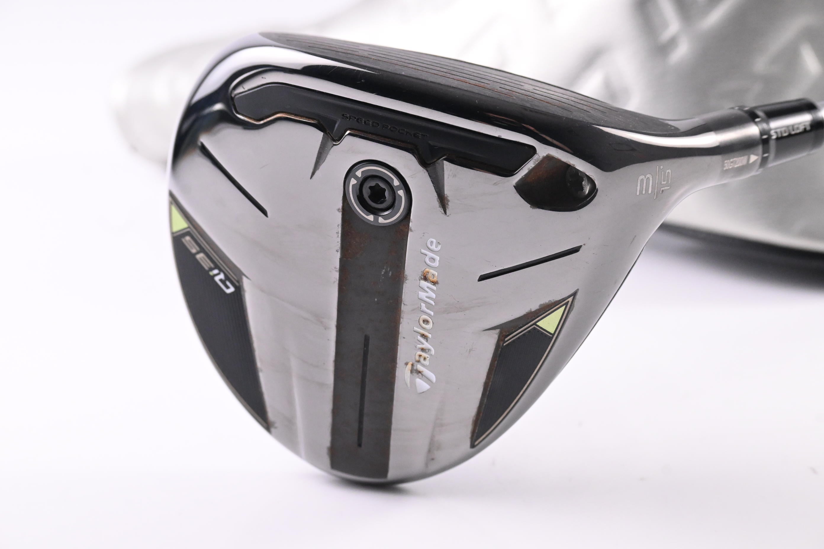 Taylormade Qi35 #3 Wood / 15 Degree / Regular Flex Tensei CK Red 65 Shaft