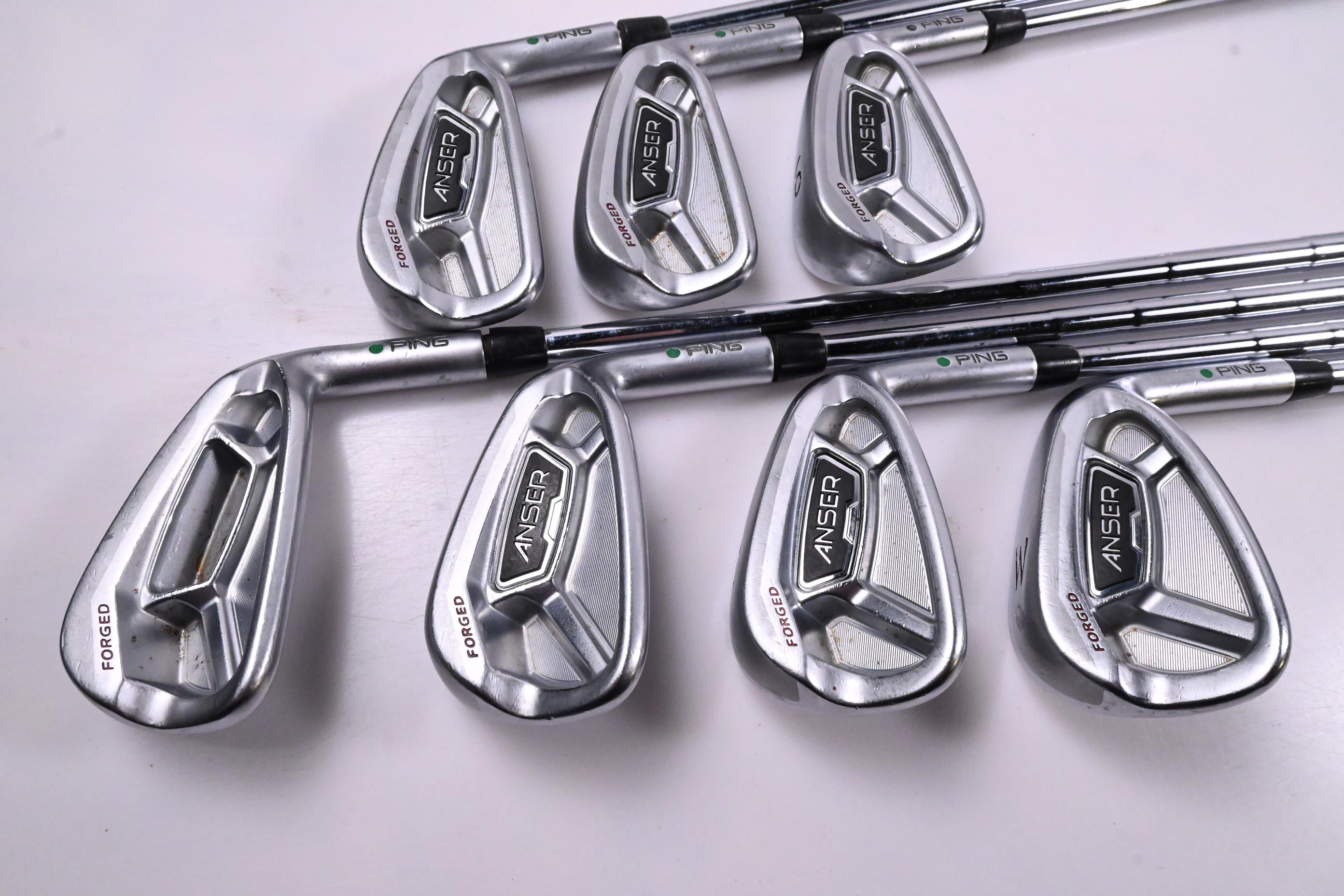 Ping Anser 2014 Irons / 4-PW / Green Dot / X-Flex Ping CFS Shafts