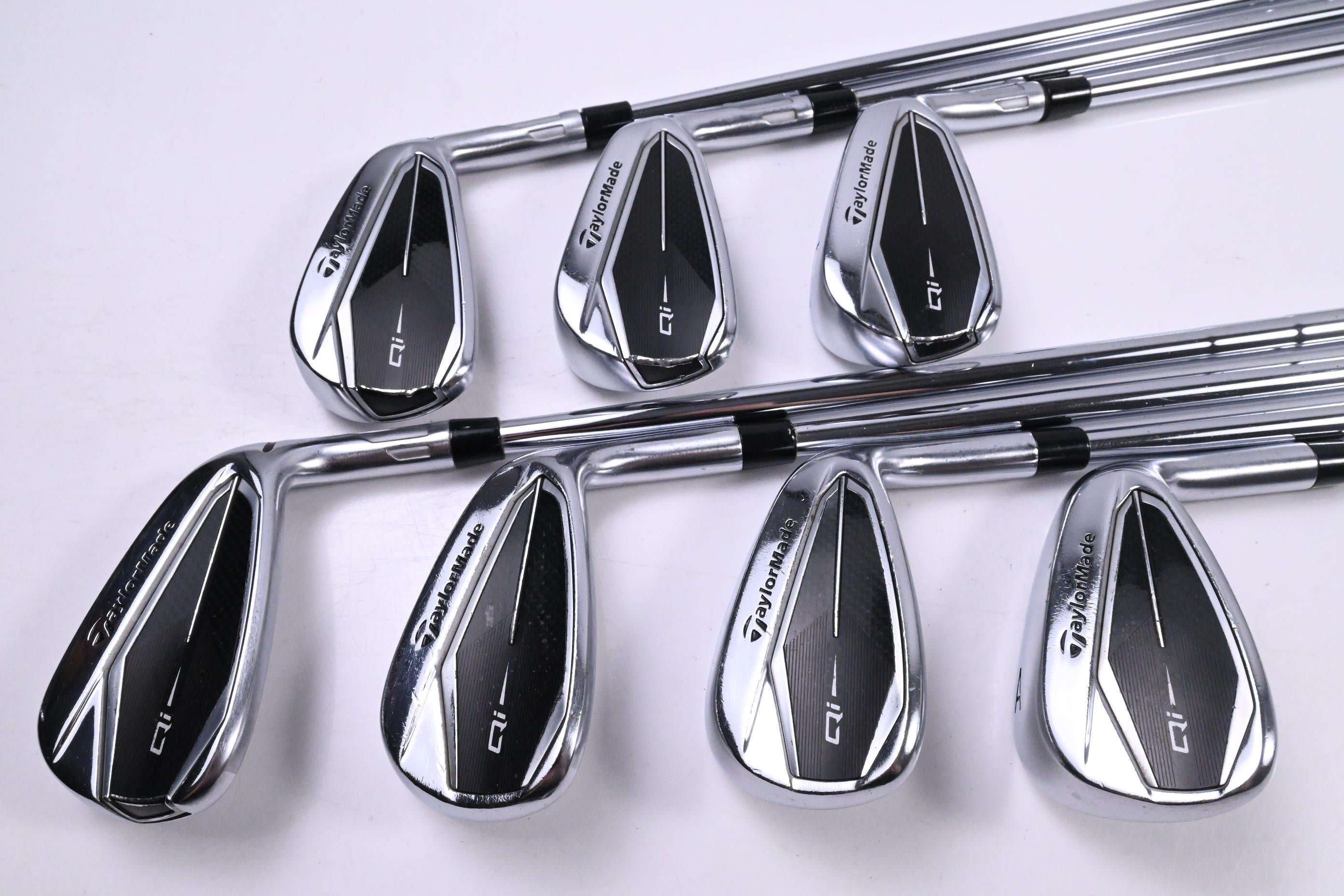 Taylormade Qi Irons / 5-PW+AW / Stiff Flex Dynamic Gold 105 S300 Shafts