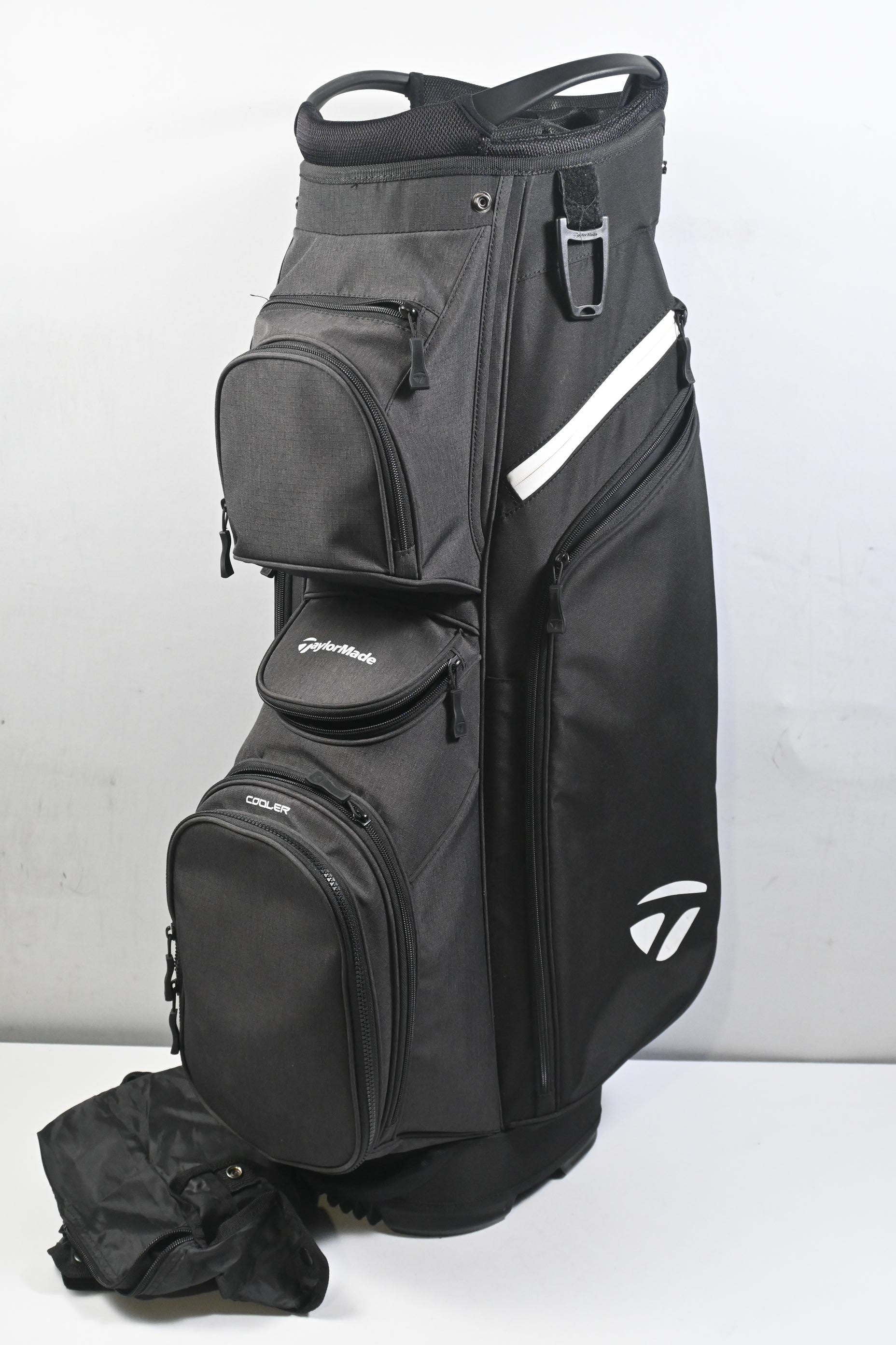 Taylormade Carl Lite Cart Bag / 14-Way Divider / Black, White
