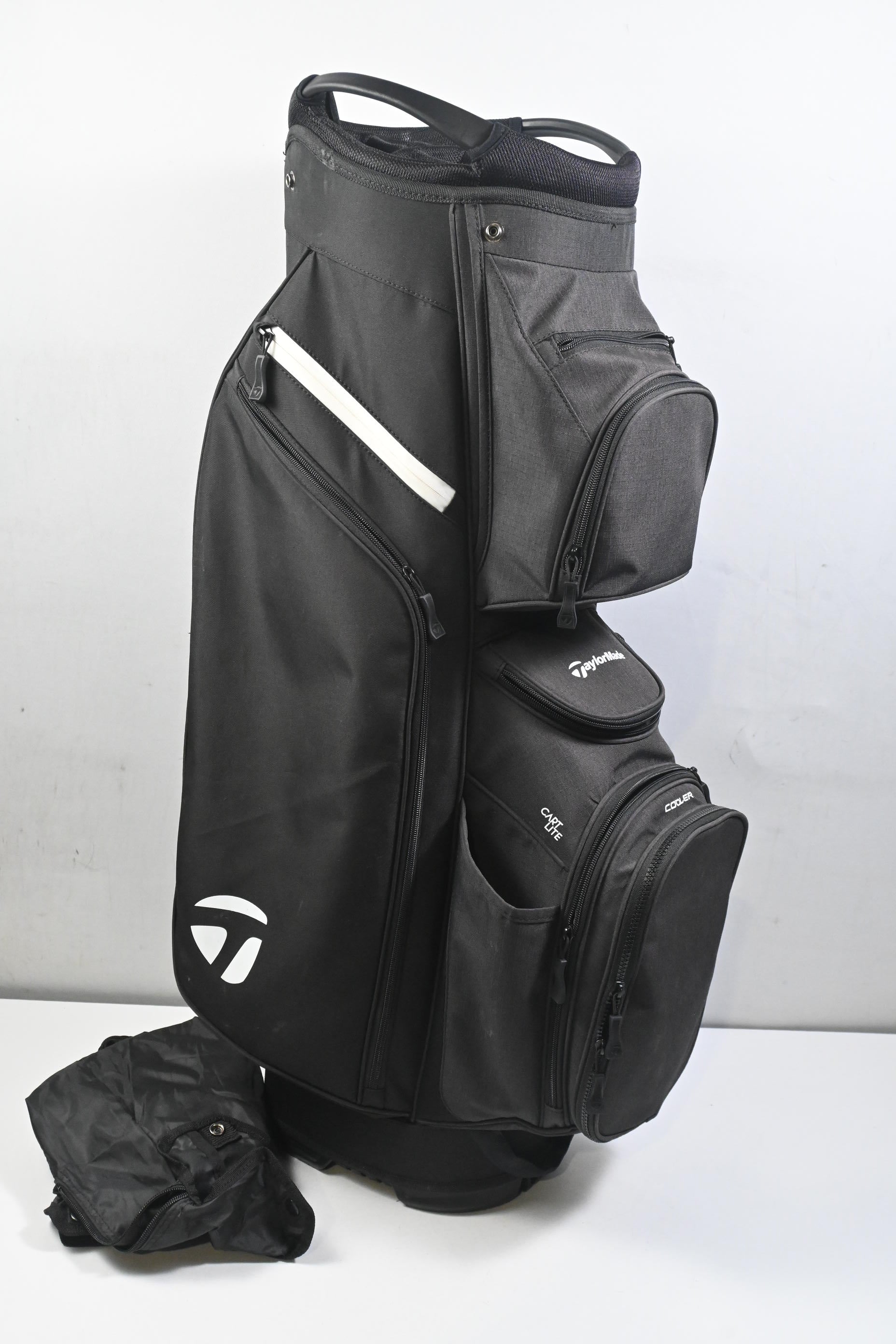 Taylormade Carl Lite Cart Bag / 14-Way Divider / Black, White