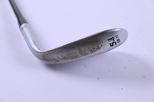 Left Hand Taylormade Milled Grind 3 Chrome Sand Wedge / 54 Degree / Senior Flex