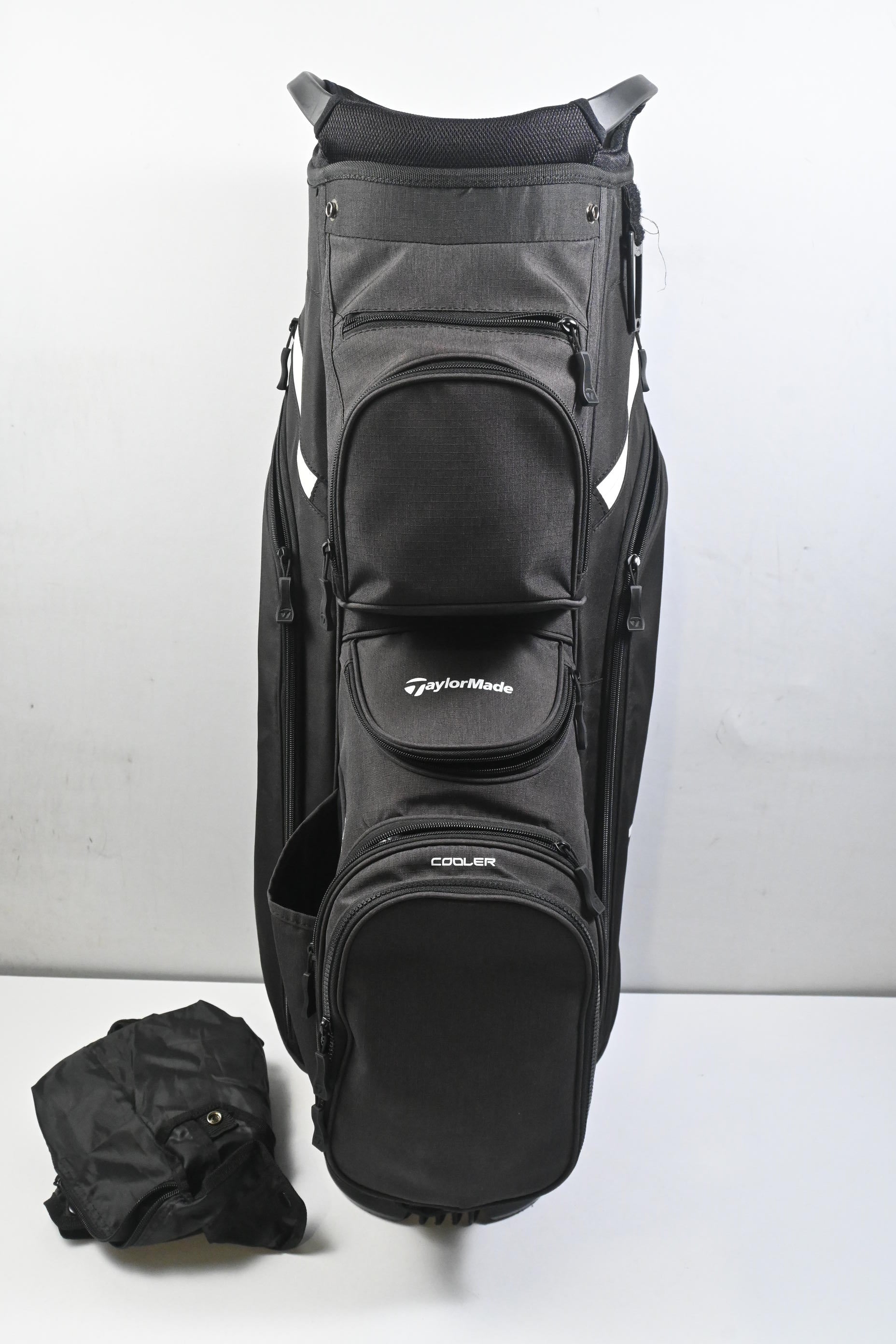 Taylormade Carl Lite Cart Bag / 14-Way Divider / Black, White