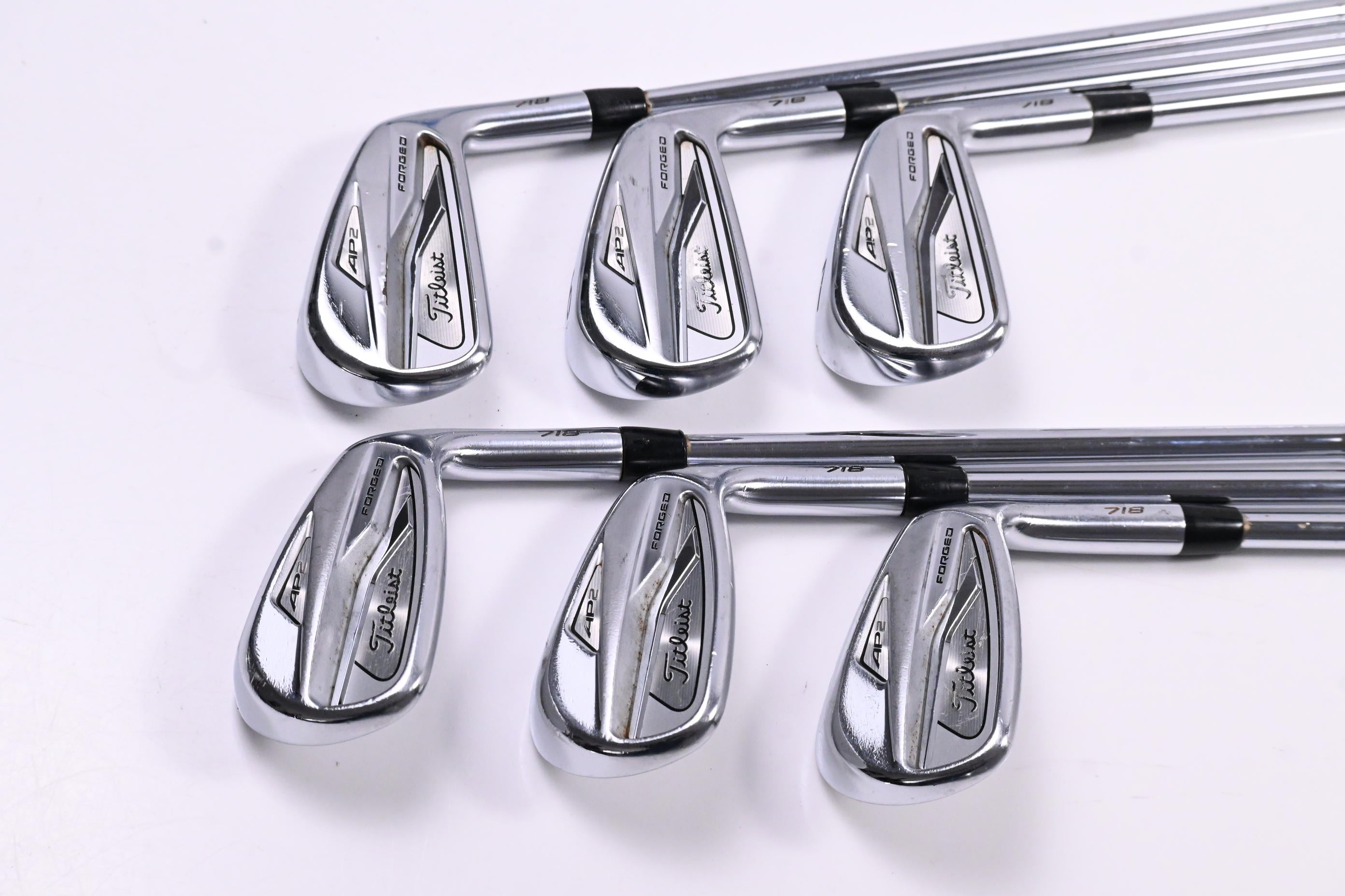 Titleist 718 AP2 Irons / 5-PW / Stiff Flex AMT Tour White S300 Shafts