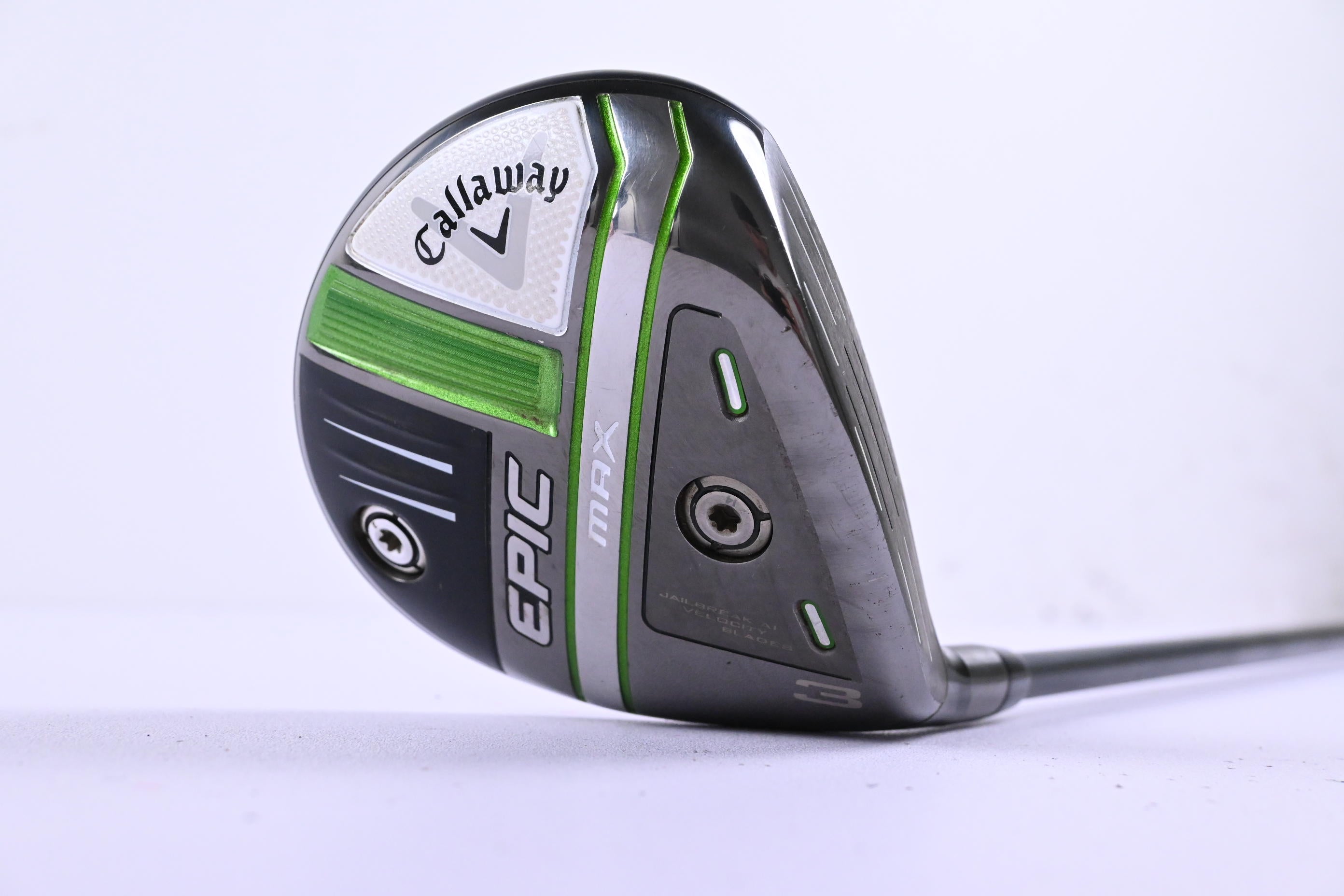 Callaway Epic Max #3 Wood / 15 Degree / Stiff Flex HZRDUS Smoke IM10 Green Shaft