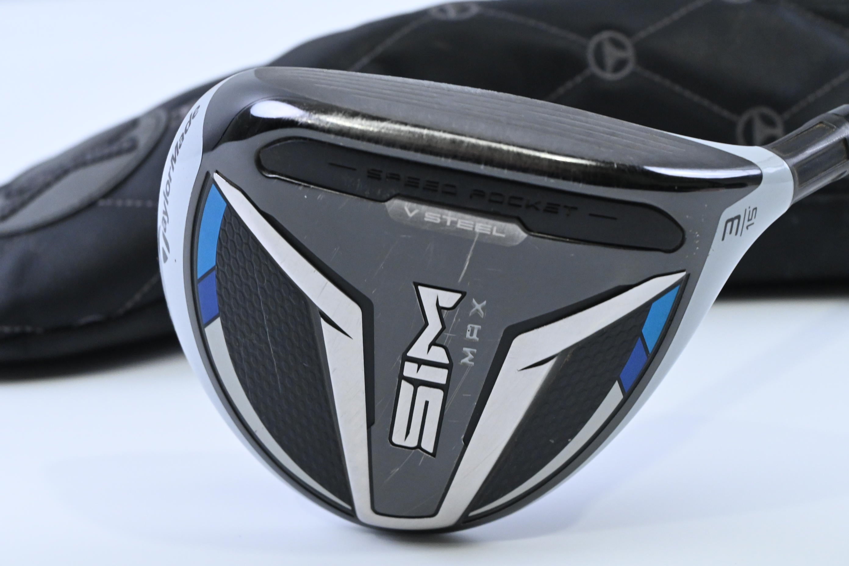 Taylormade SIM Max #3 Wood / 15 Degree / Stiff Flex Ventus Blue 6 Shaft