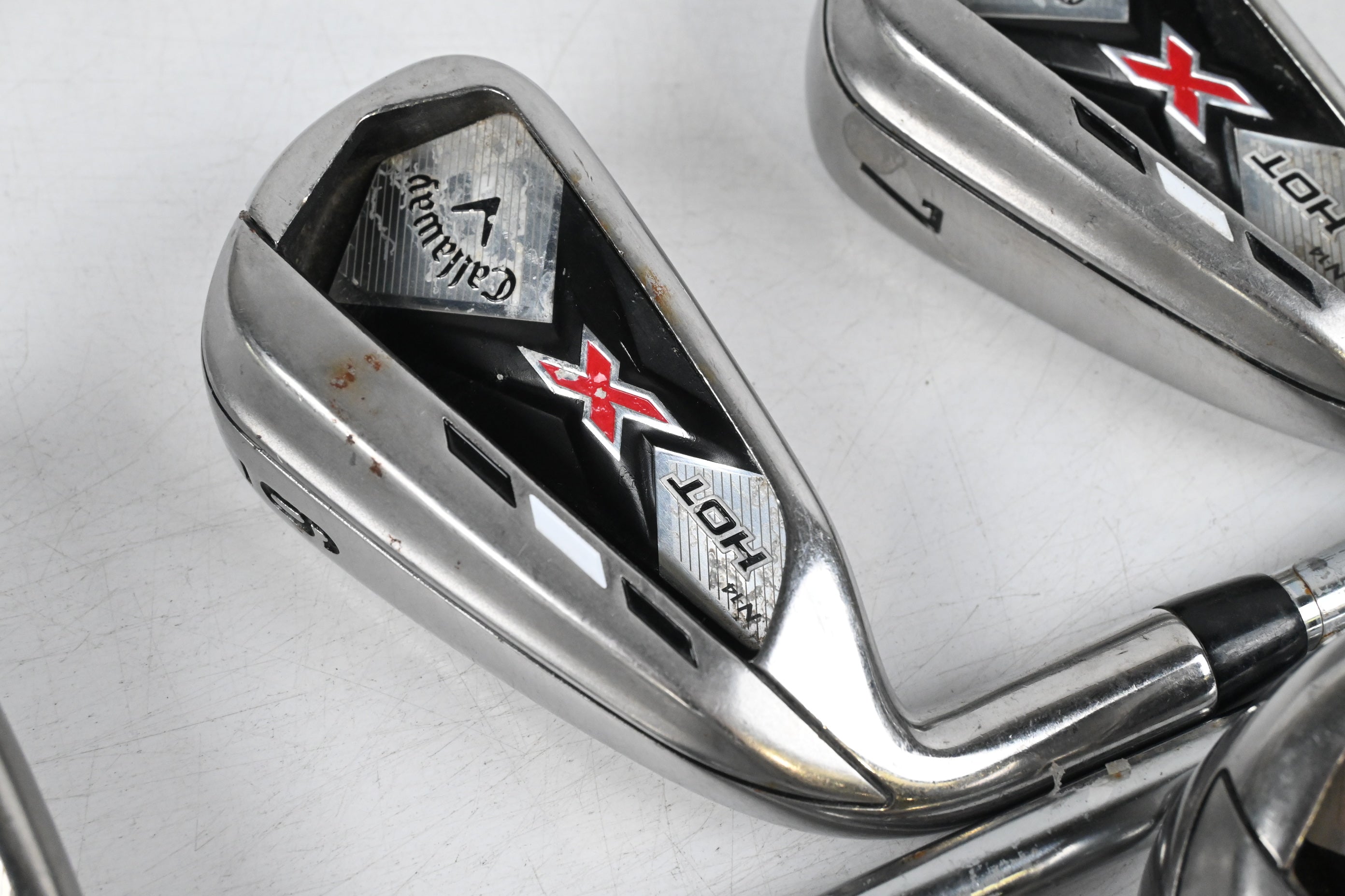 Left Hand Callaway X Hot Irons / 5-PW+GW / Uniflex Callaway X Hot Shafts