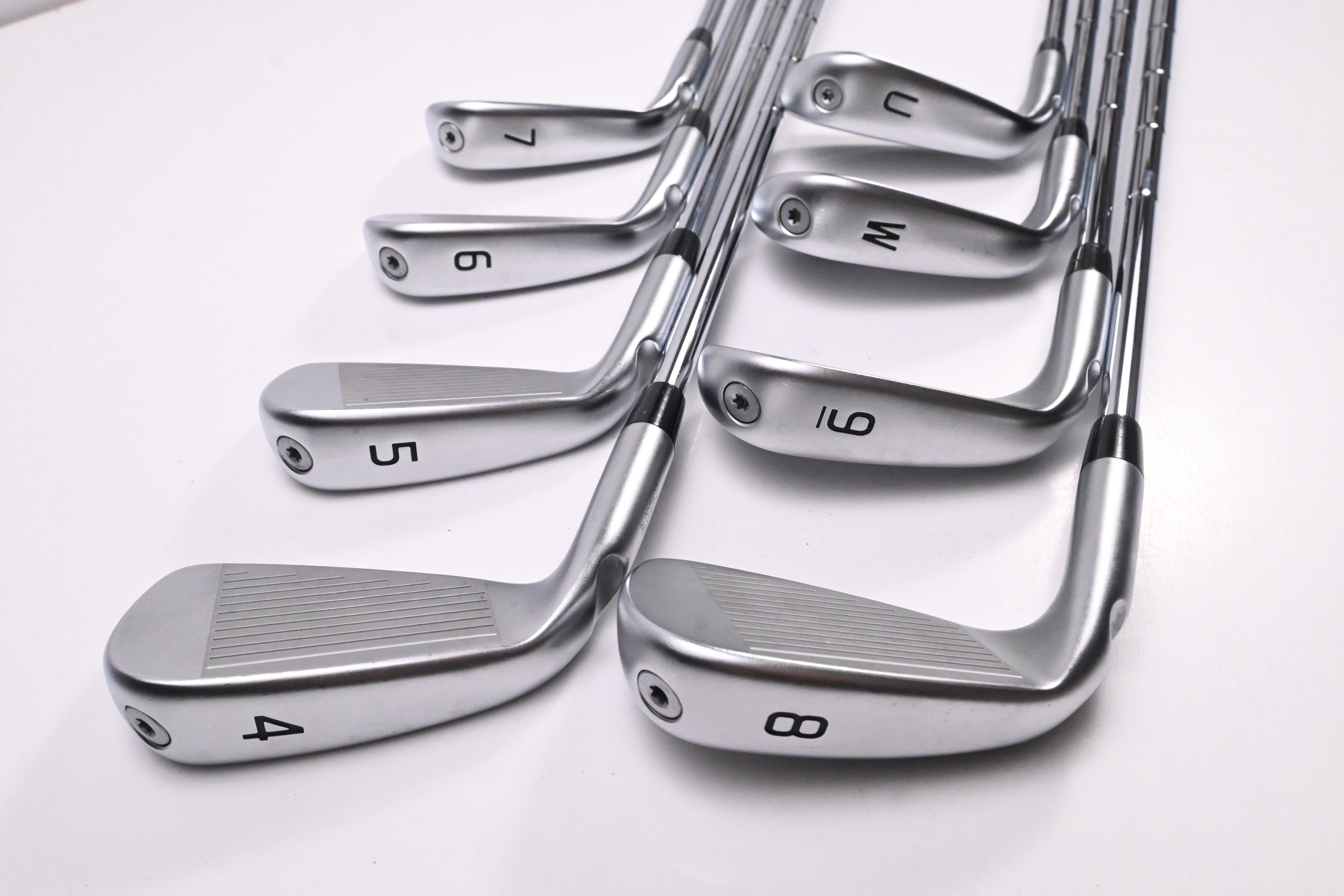 Ping I240 Irons / 4-PW+UW / White Dot / Stiff Flex Dynamic Gold Mid 115 S300