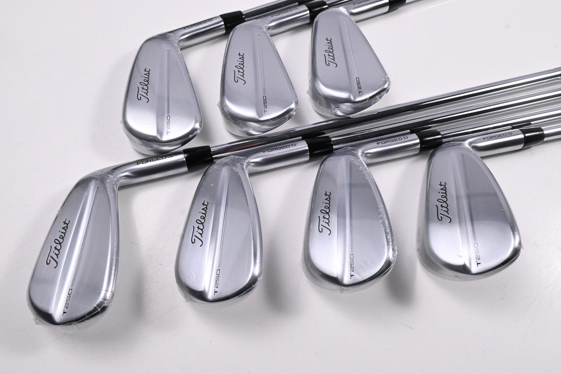 Titleist T250 2025 Irons / 5-PW+48° / Regular Flex AMT Black Shafts