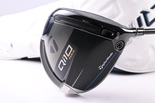 Taylormade Qi10 Max Driver / 9 Degree / Stiff Flex HZRDUS Smoke Blue RDX 60