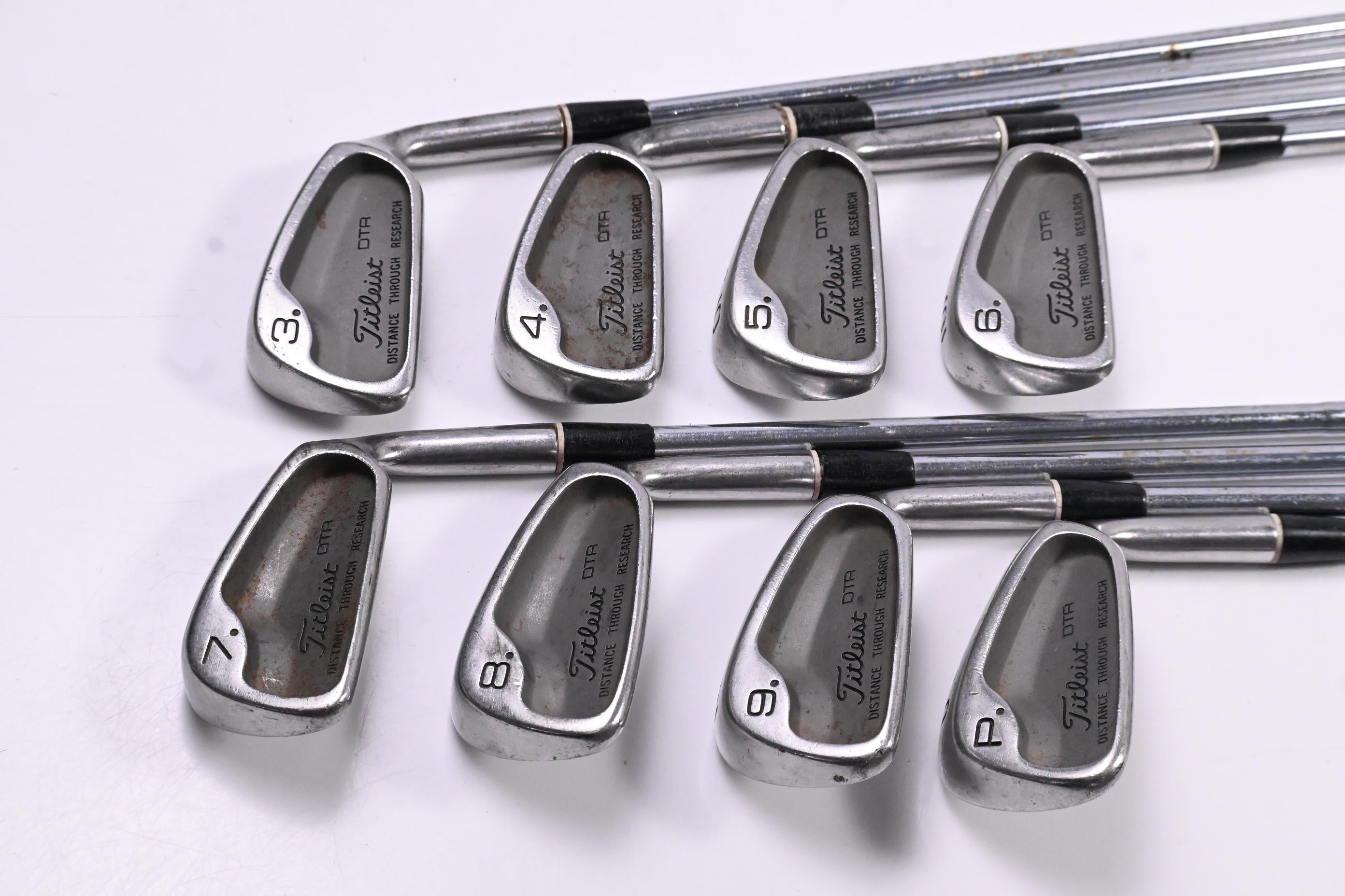 Titleist DTR Irons / 3-PW / Regular Flex Dynamic Gold R300U Shafts