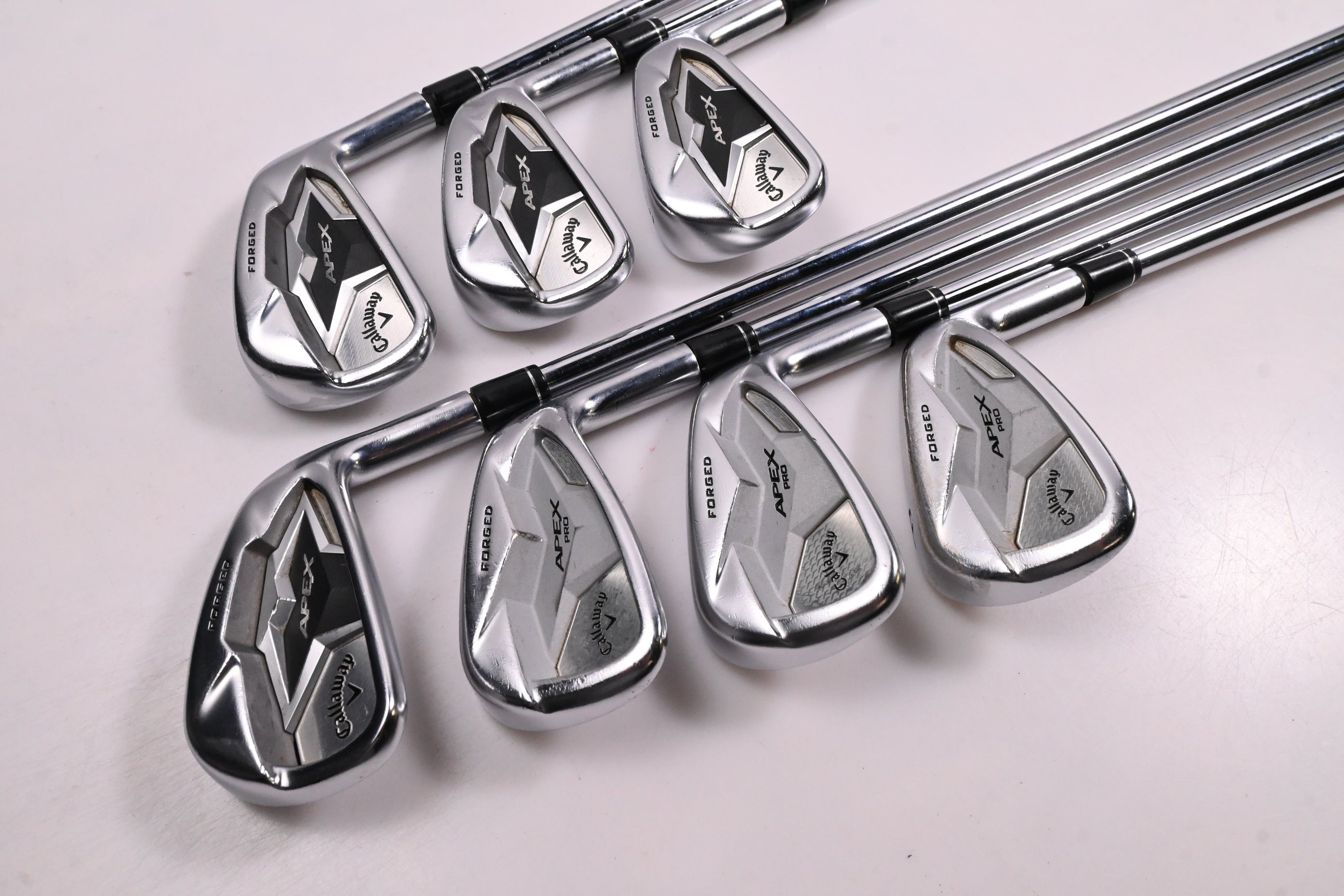 Callaway Apex 19/Pro Irons / 4-PW / Regular Flex Project X Shafts