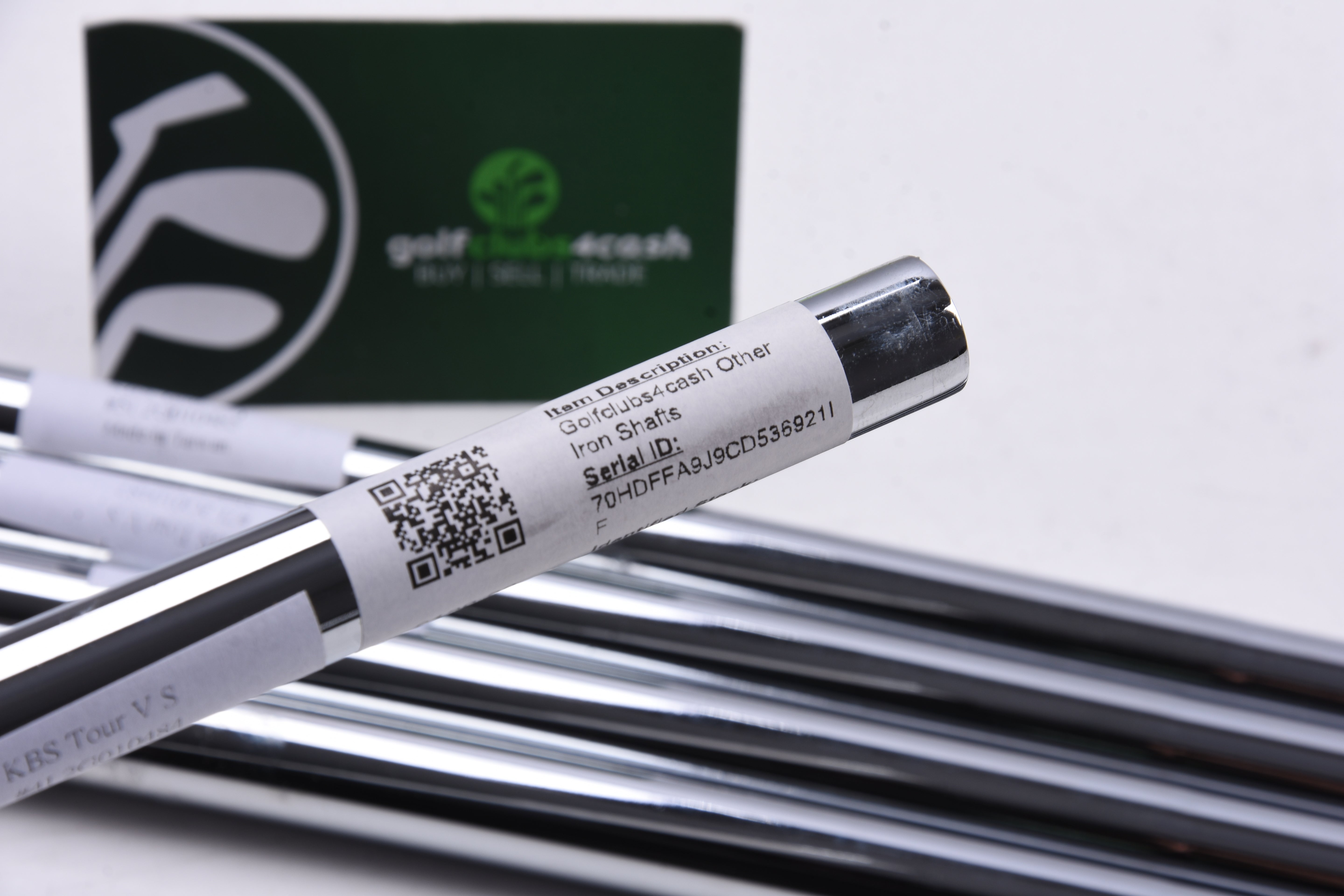 KBS Tour-V Iron Shafts / Stiff Flex / Set Of 5 / .355&quot; Tip