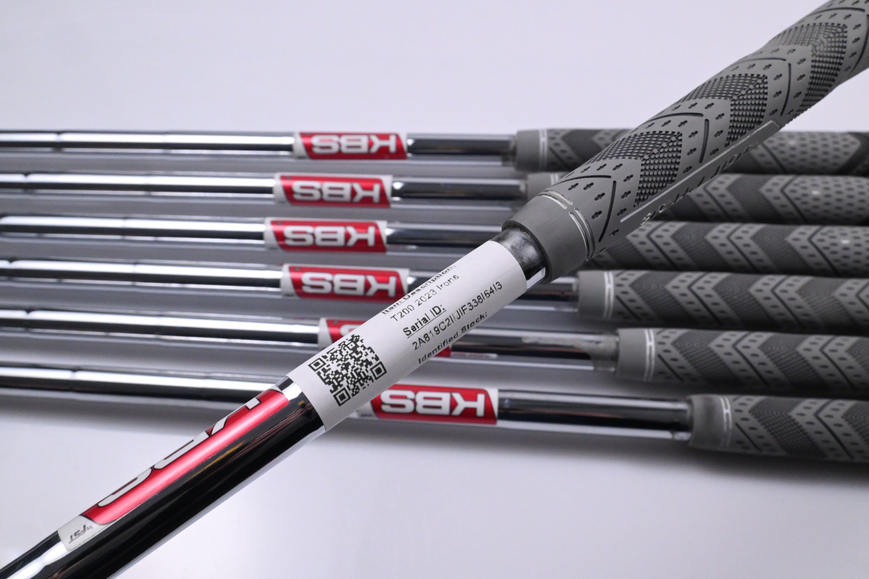 Titleist T200 2023 Irons / 5-PW+GW / Regular Flex KBS Tour Lite Shafts