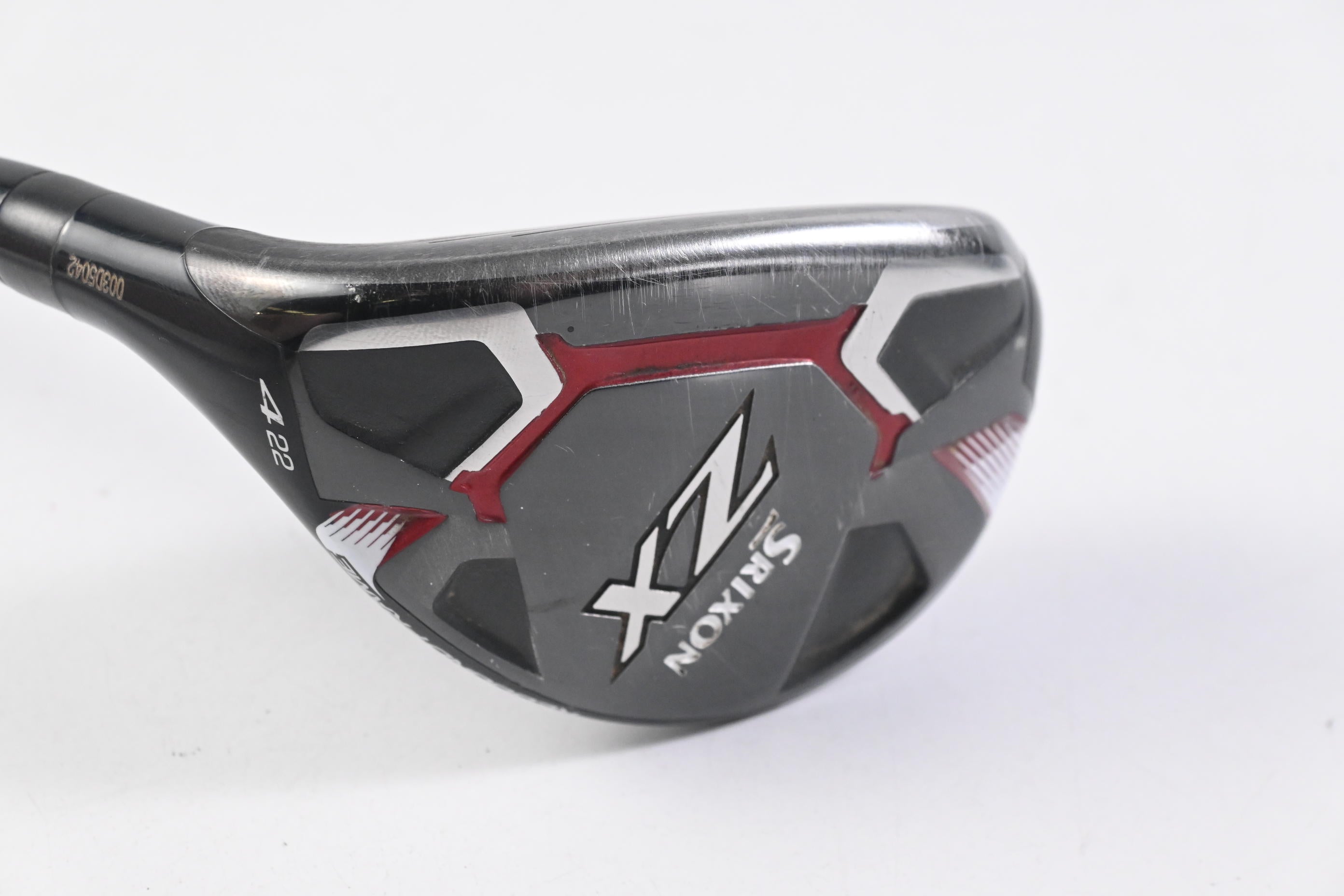 Left Hand Srixon ZX #4 Hybrid / 22 Degree / Stiff Flex Accra FX 2.0 100 Shaft