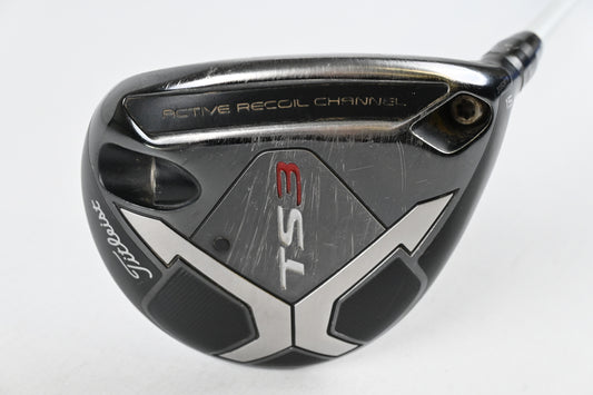 Titleist TS3 #3 Wood / 15 Degree / Regular Flex Fujikura Air Speeder 40 Shaft