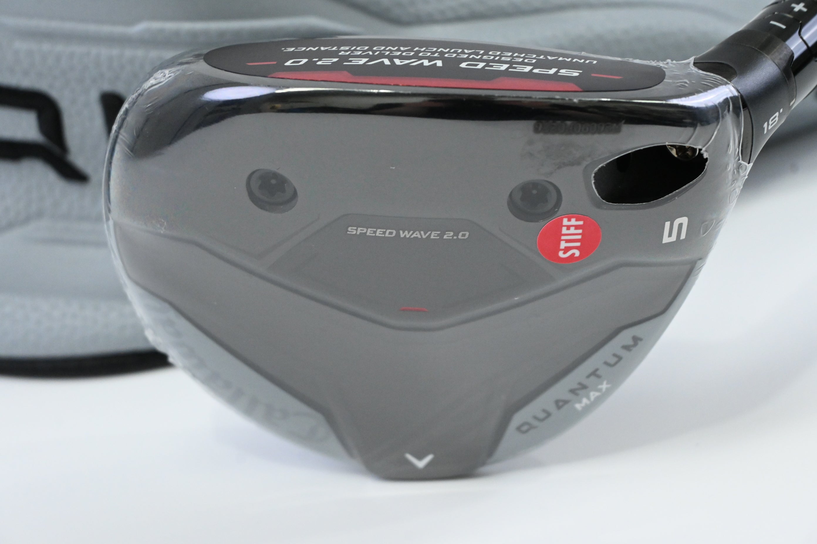 Callaway Quantum Max #5 Wood / 18 Degree / Stiff Flex Denali Frost Silver 60