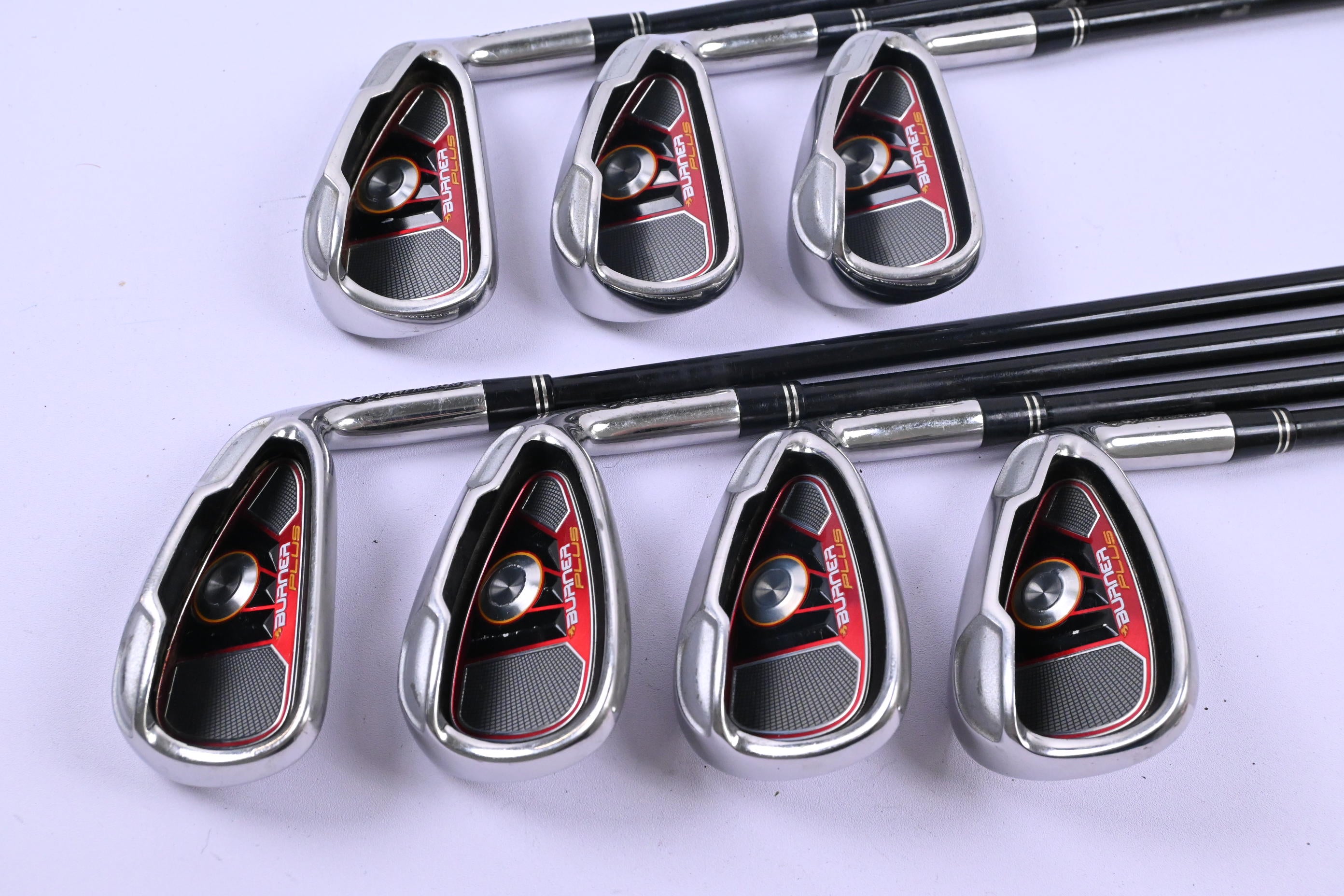 Taylormade Burner Plus Irons / 4-PW / Regular Flex Burner REAX 60 Shafts