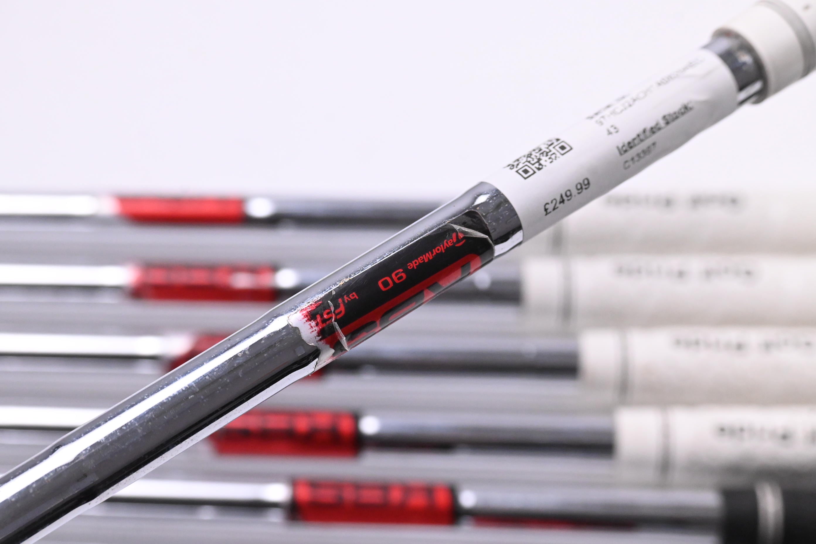 Taylormade R11 Irons / 4-PW / Regular Flex KBS Tour 90 Shafts