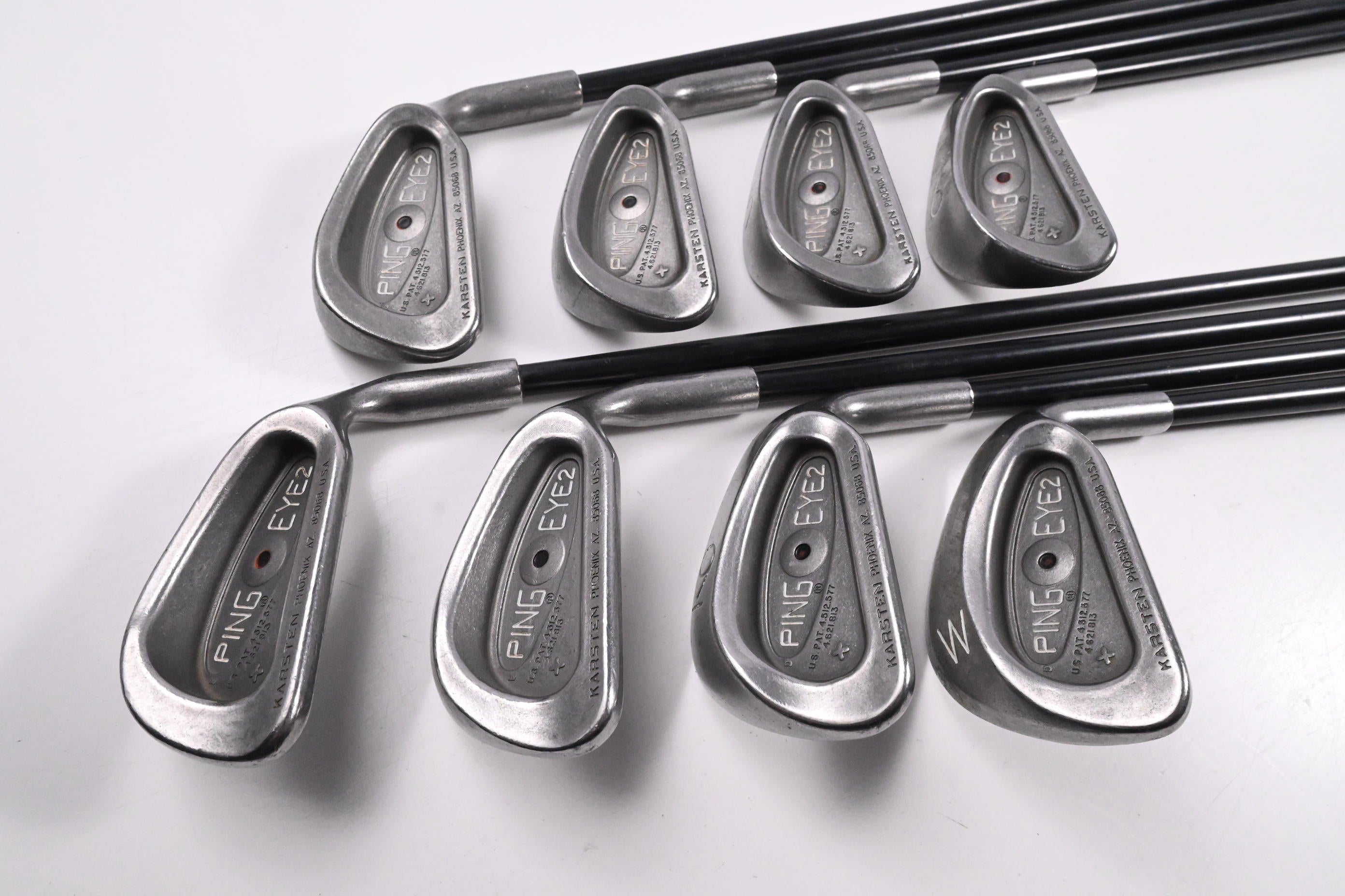 Ladies Ping Eye 2 Irons / 3-PW / Orange Dot / Ladies Flex Ping Karsten 101 Shafts