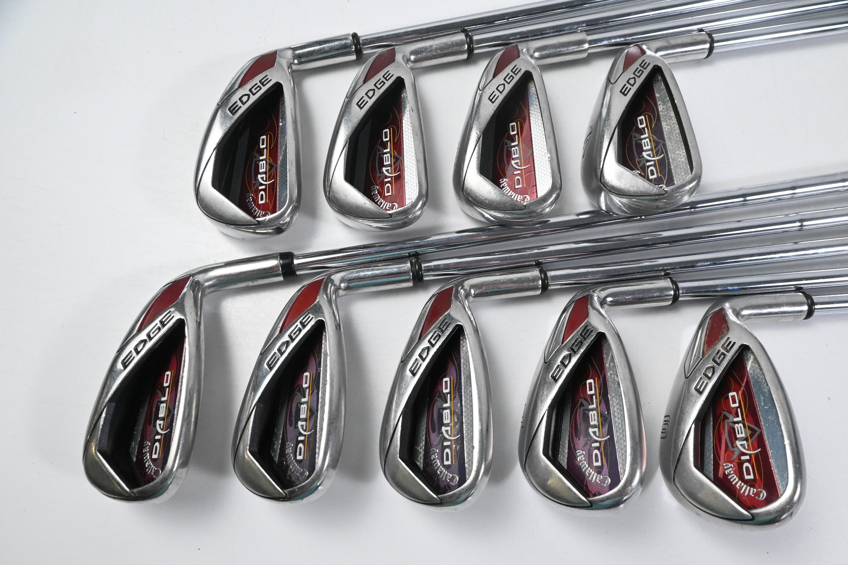 Callaway Diablo Edge Irons / 4-PW+GW+SW / Uniflex Diablo Shafts
