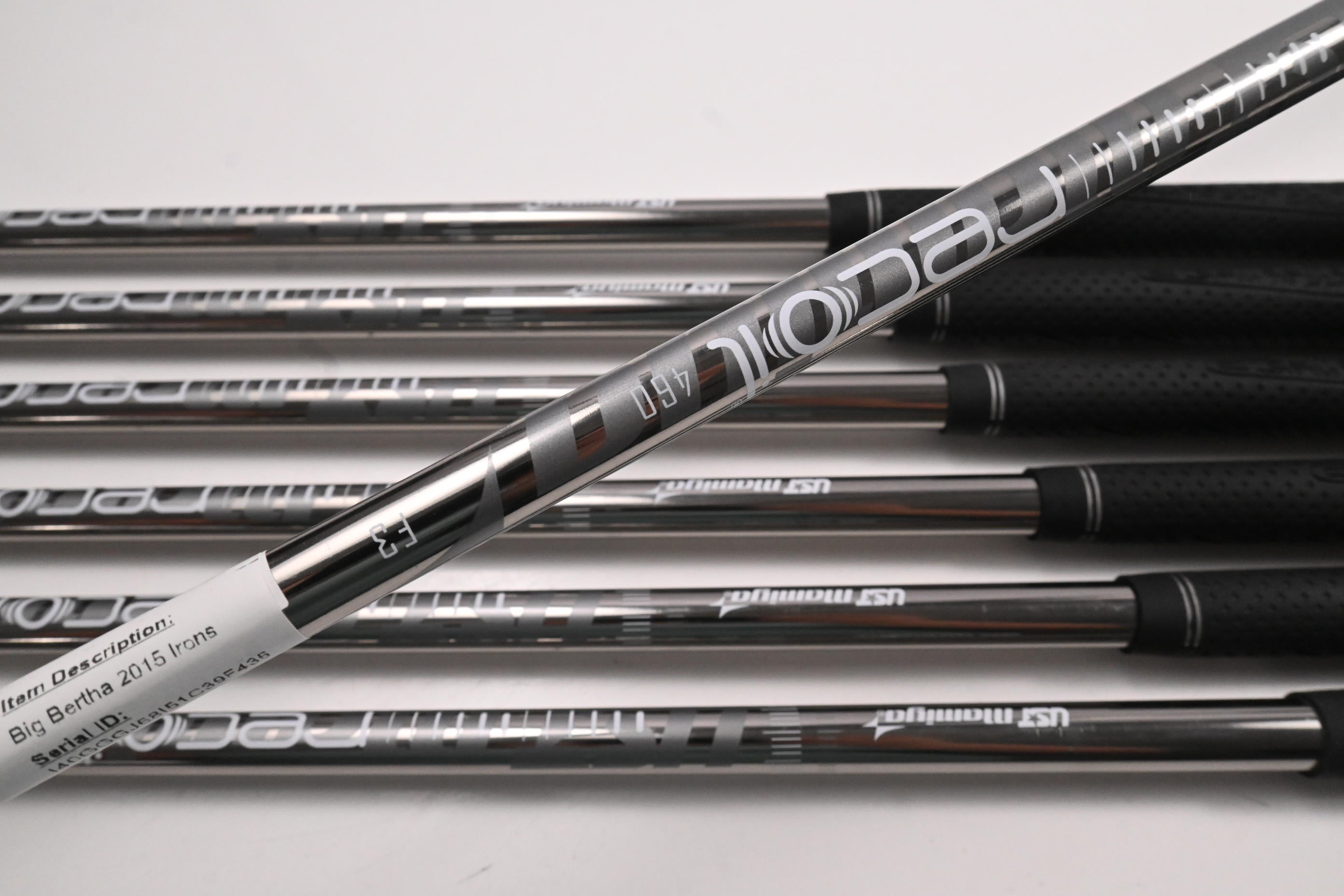 Left Hand Callaway Big Bertha 2015 Irons / 5-PW+SW / Regular Flex UST Recoil Shafts