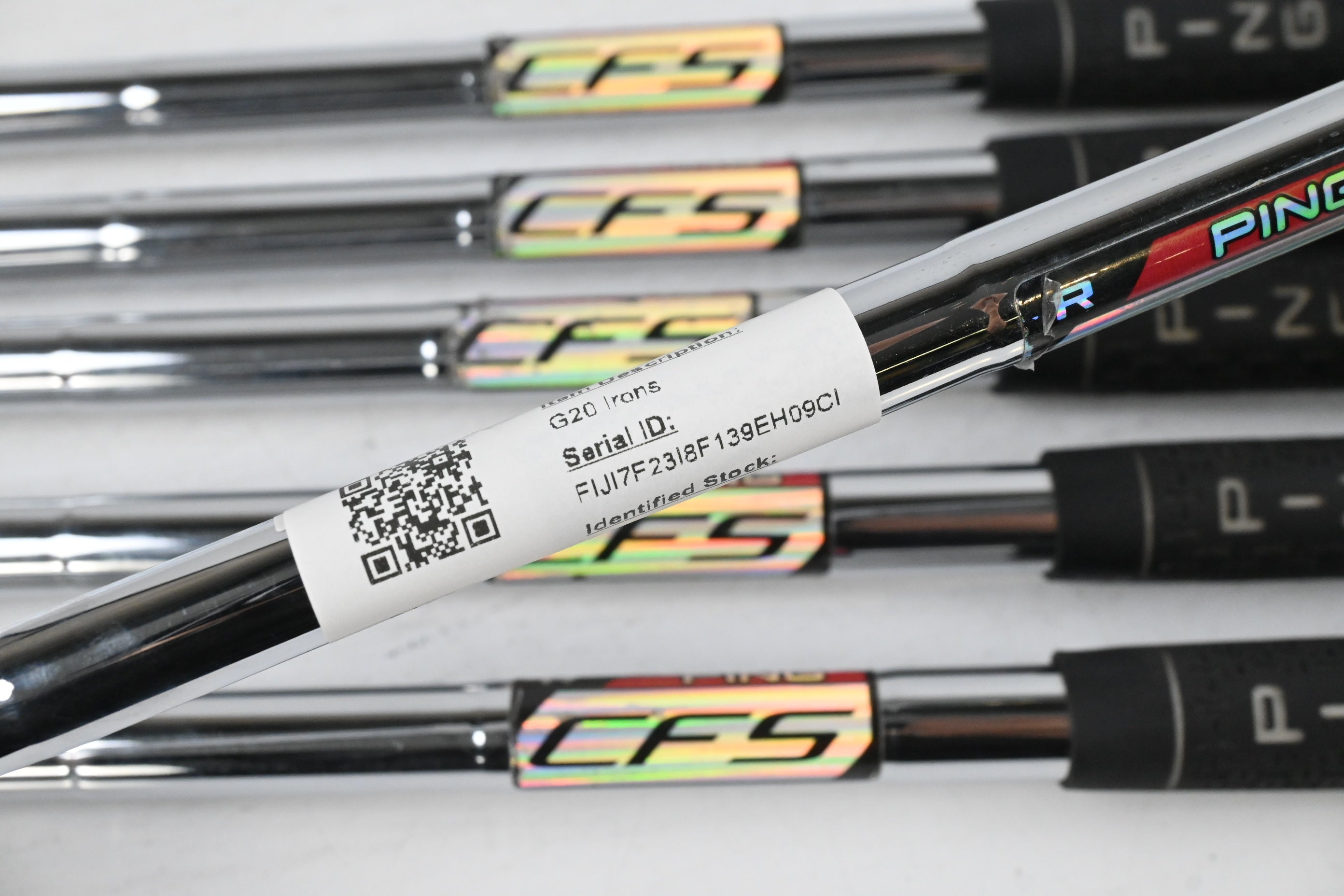 Ping G20 Irons / 5-PW / Red Dot / Regular Flex Ping CFS Shafts