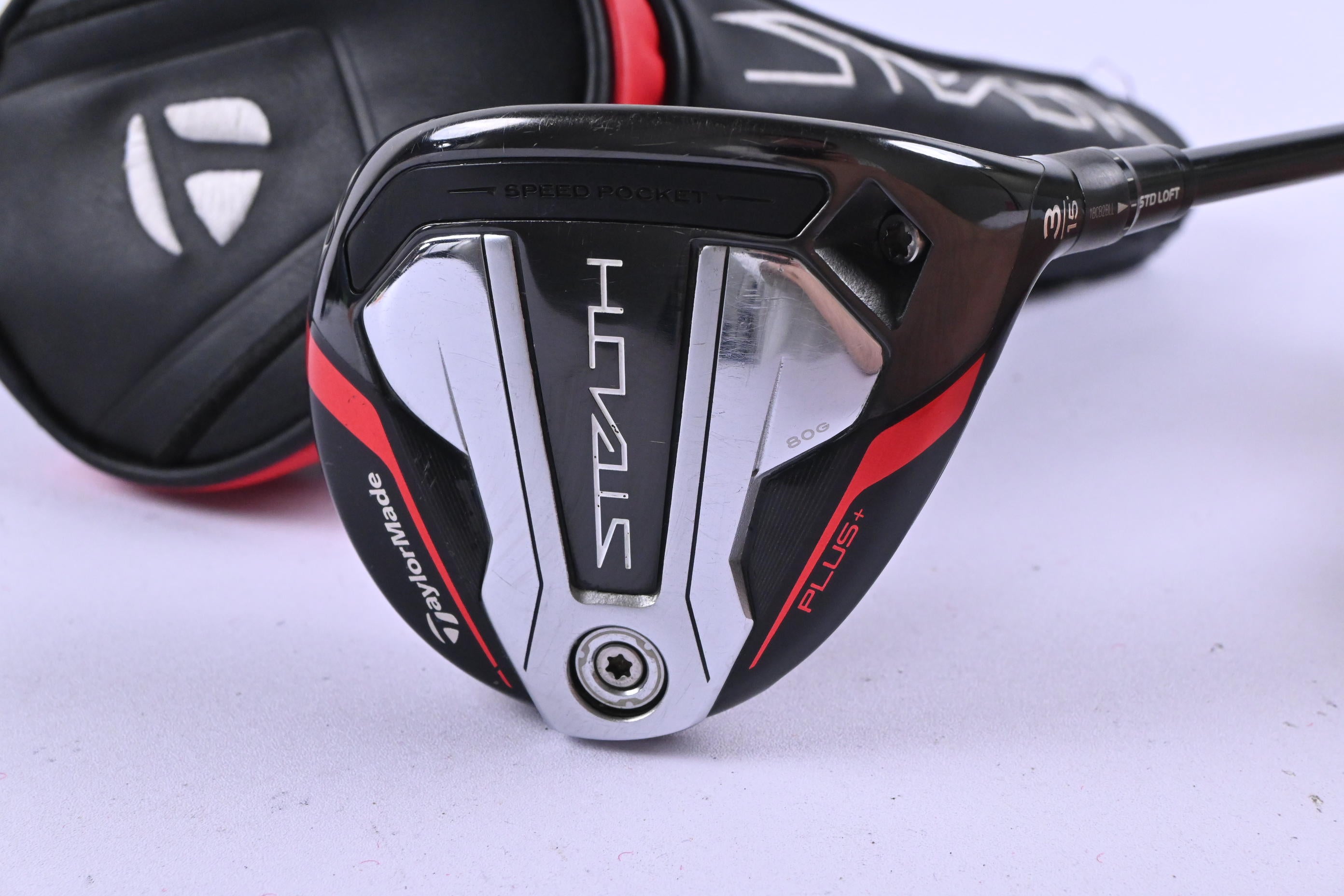 Taylormade Stealth Plus #3 Wood / 15 Degree / Stiff Flex Hzrdus Smoke Red RDX 75