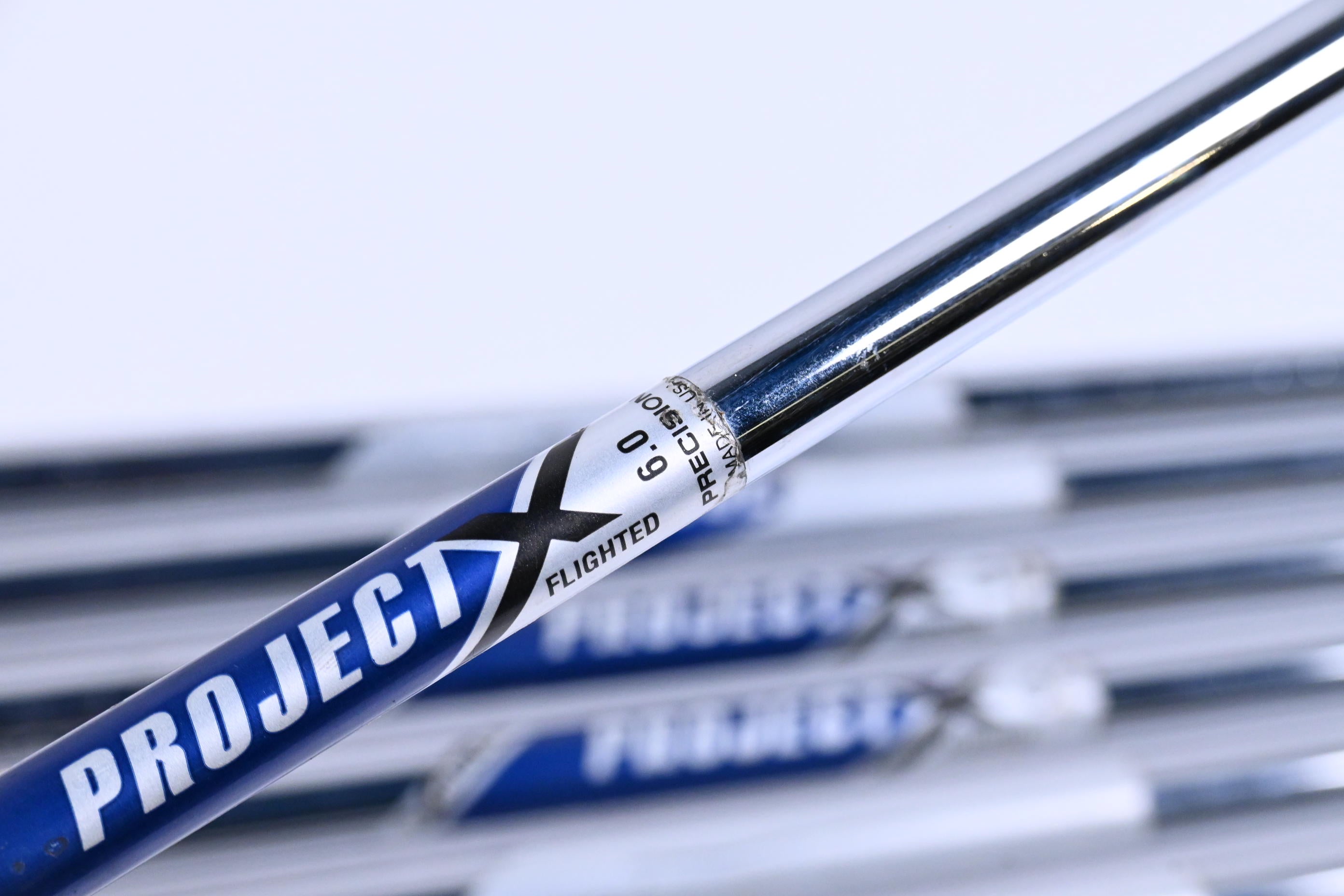 Project X Rifle Flighted Iron Shafts / Stiff Flex / Set of 8 / .355 Tip