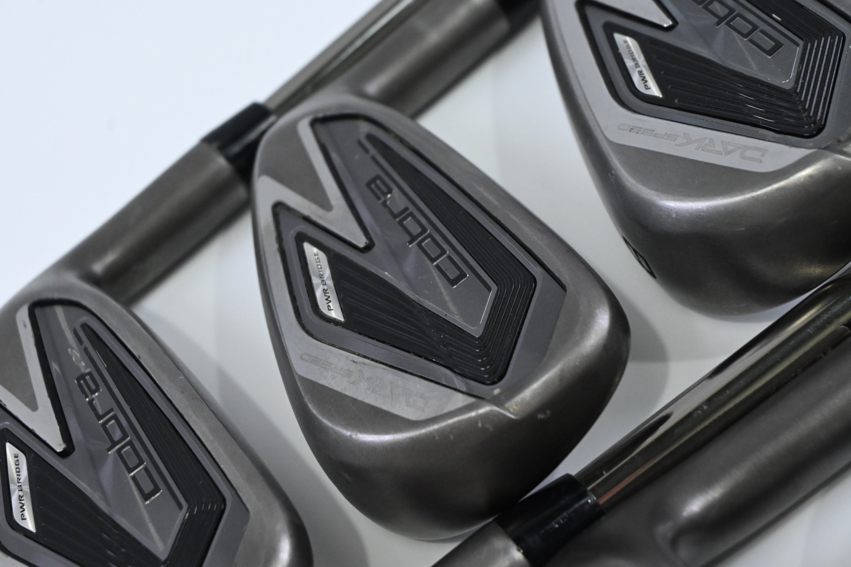 Cobra Darkspeed Irons / 6-PW+GW / Stiff Flex UST Recoil ESX 460 Shafts
