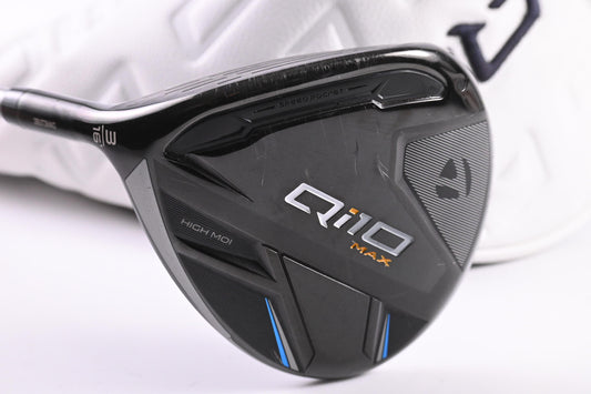 Left Hand Taylormade Qi10 Max #3 Wood / 16 Degree / Regular Flex SpeederNX TCS